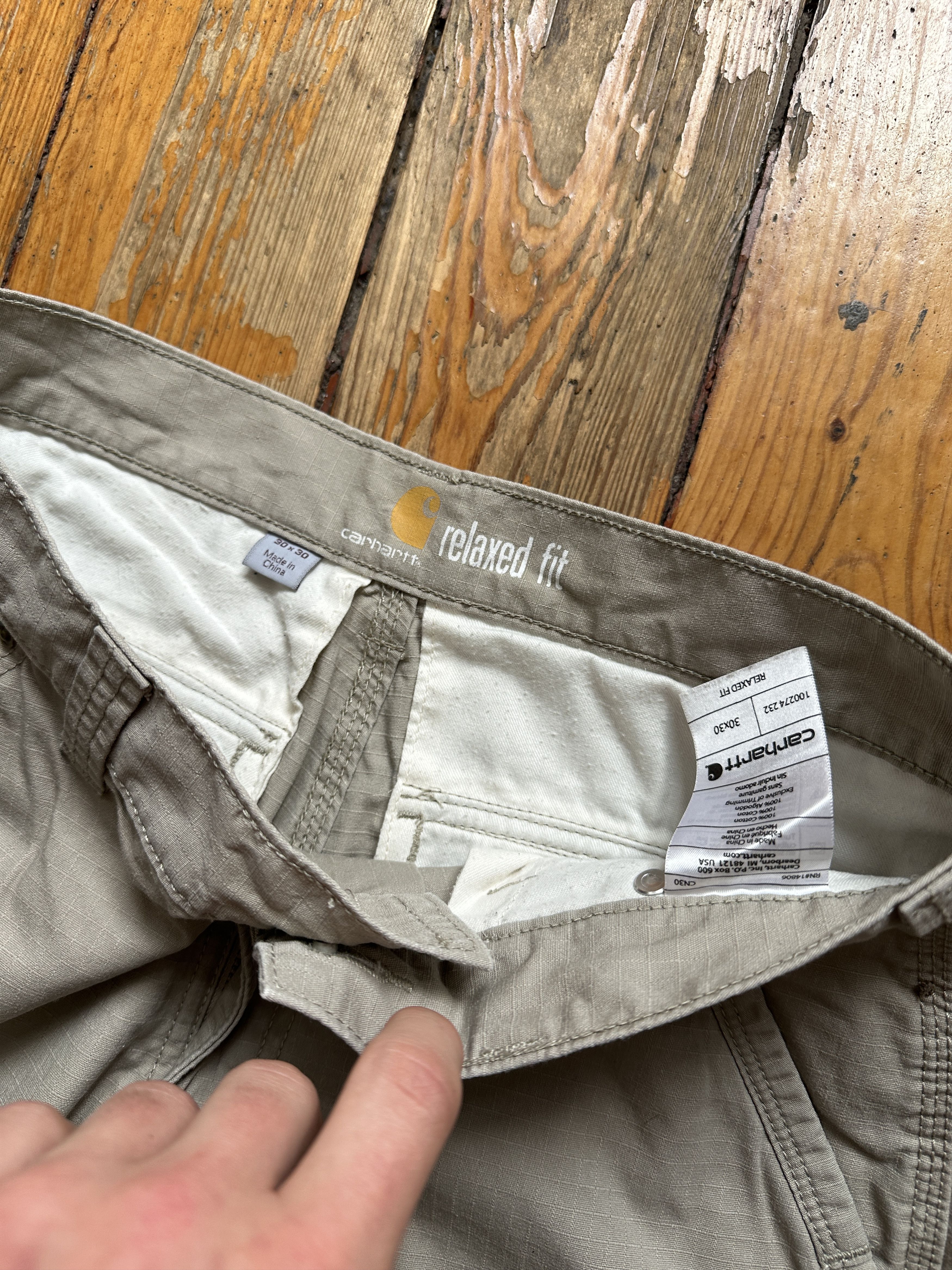 Carhartt vintage carhartt single knee relaxed fit workwear pants Size US 30 / EU 46 - 5 Thumbnail