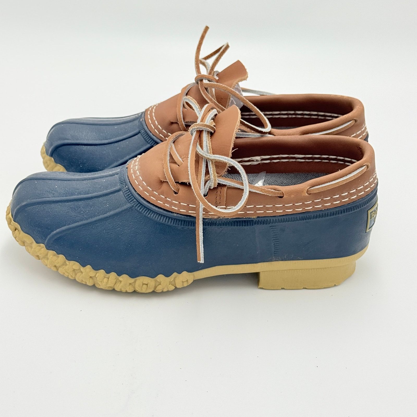 L.L. Bean L.L.Bean Rubber Gumshoe Bean Boots Navy/Tan Women's Size 8 Size US 8 / IT 38 - 1 Thumbnail