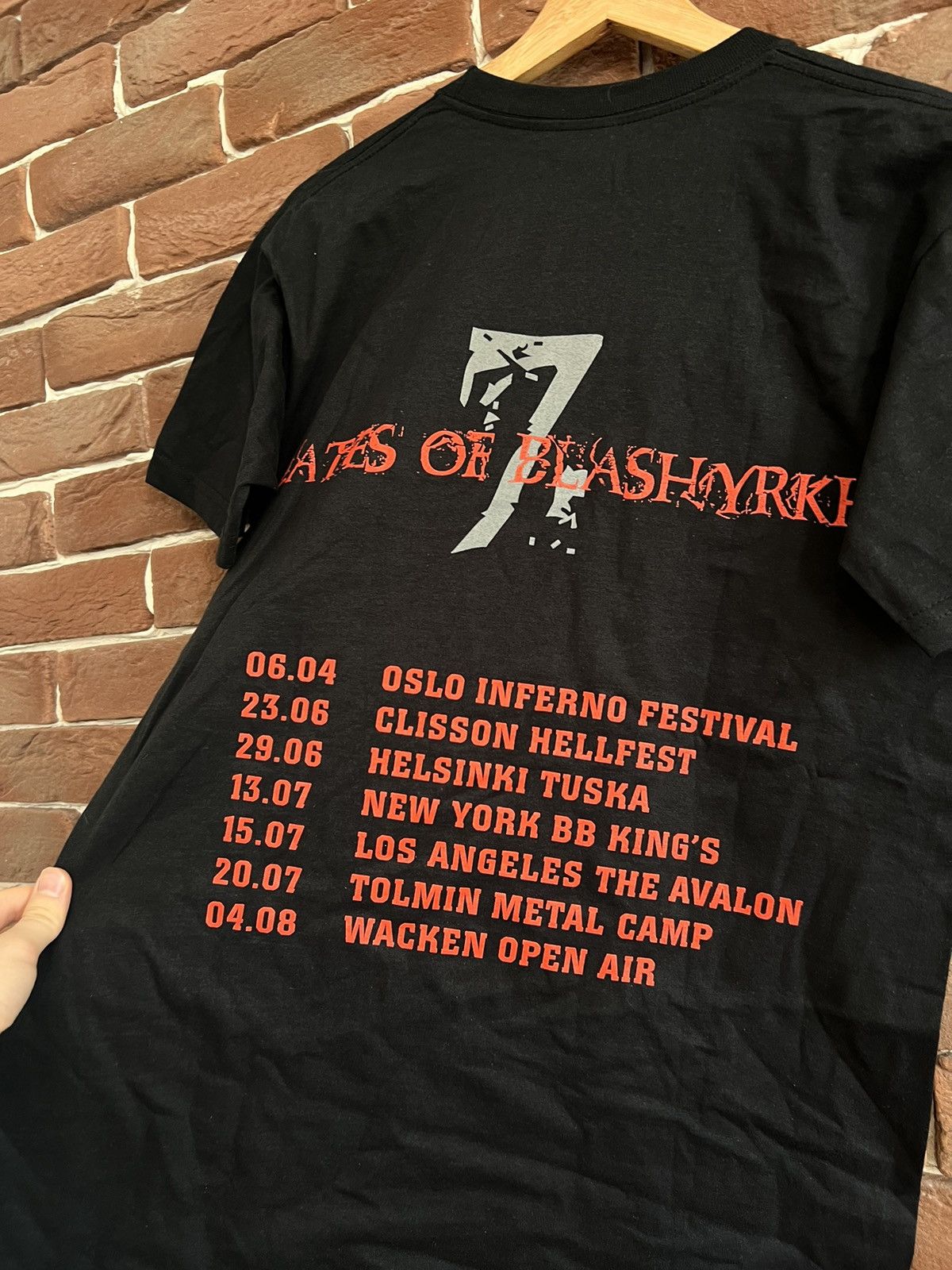 Band Tees Rare Vintage 00s Immortal 7 Dates Of Metal Band Tee Size US S / EU 44-46 / 1 - 4 Thumbnail
