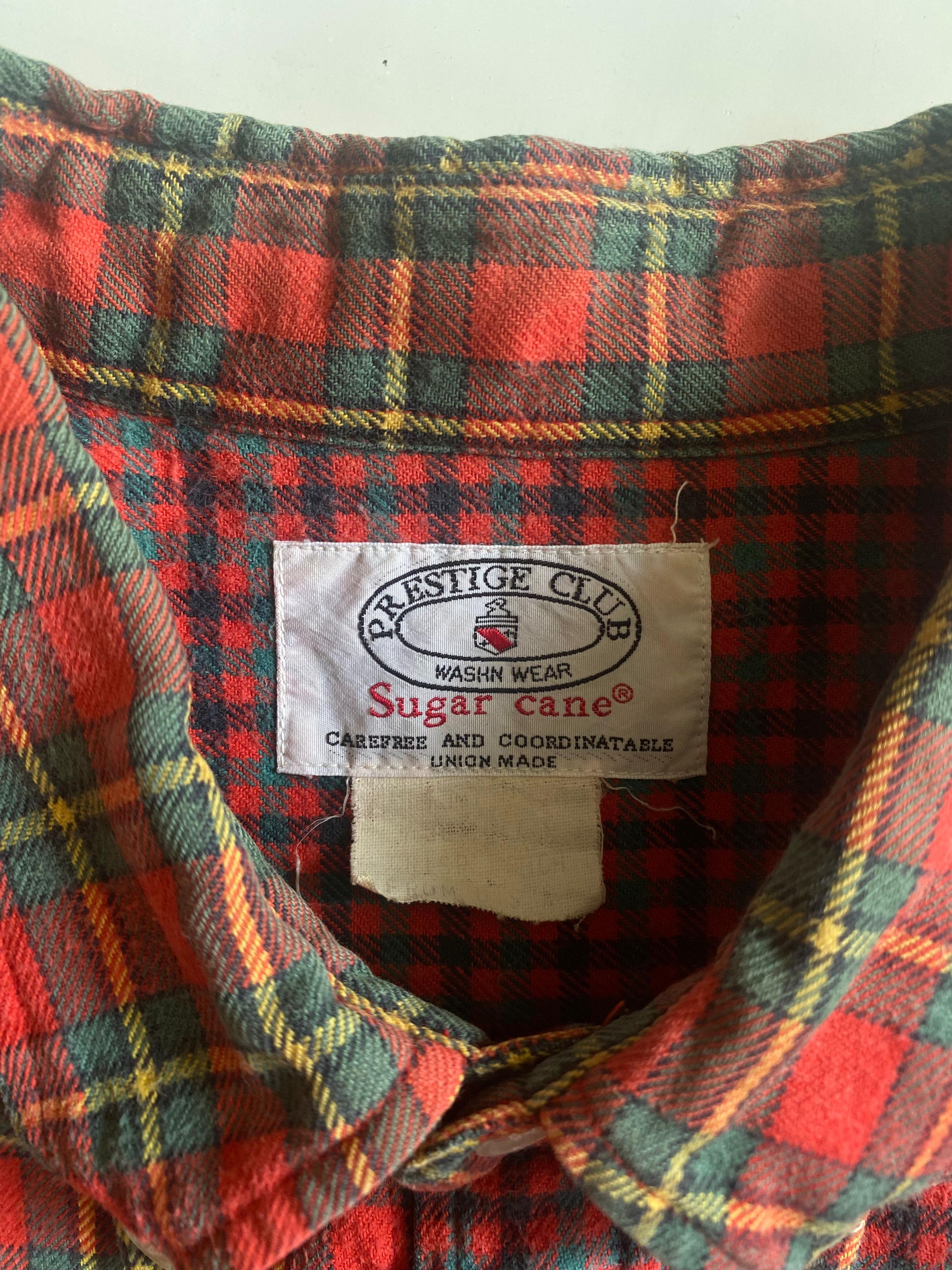 Sugar Cane Sugar Cane Vintage Flannel Shirt Size US L / EU 52-54 / 3 - 6 Thumbnail