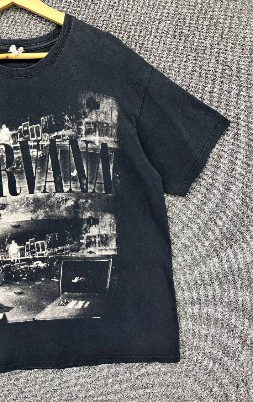 Band Tees × Nirvana Vintage Y2K Nirvana Punk Rock Band Tees T Shirts Size US L / EU 52-54 / 3 - 4 Thumbnail