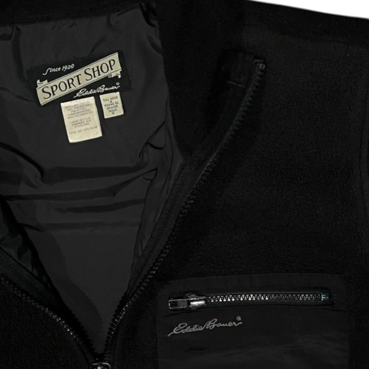 Eddie Bauer Vintage Eddie Bauer Fleece Windbreaker Size US M / EU 48-50 / 2 - 2 Thumbnail