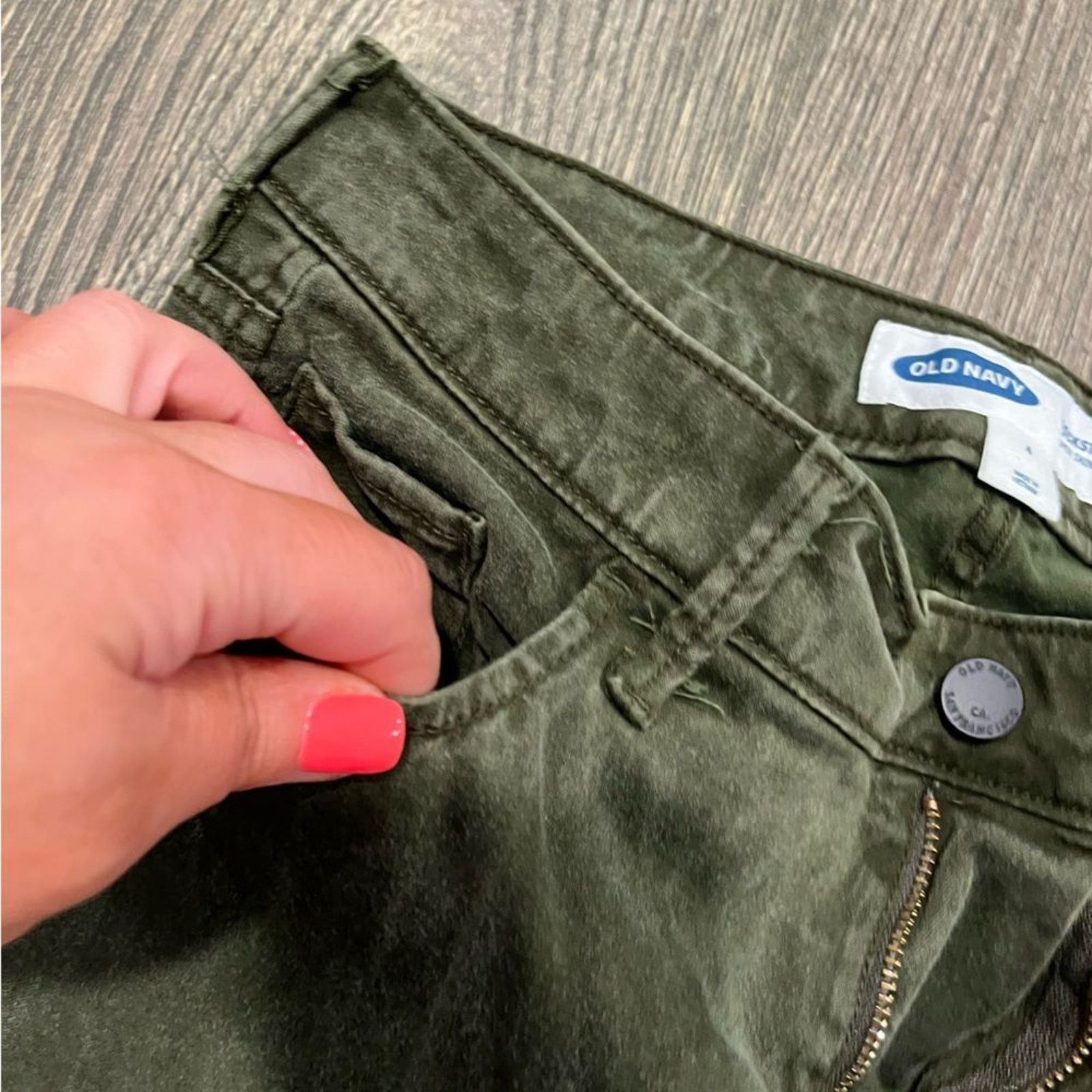 Old Navy Old Navy Womens Rockstar Super Skinny Jeans Mid-Rise Denim Size 27" / US 4 / IT 40 - 9 Thumbnail