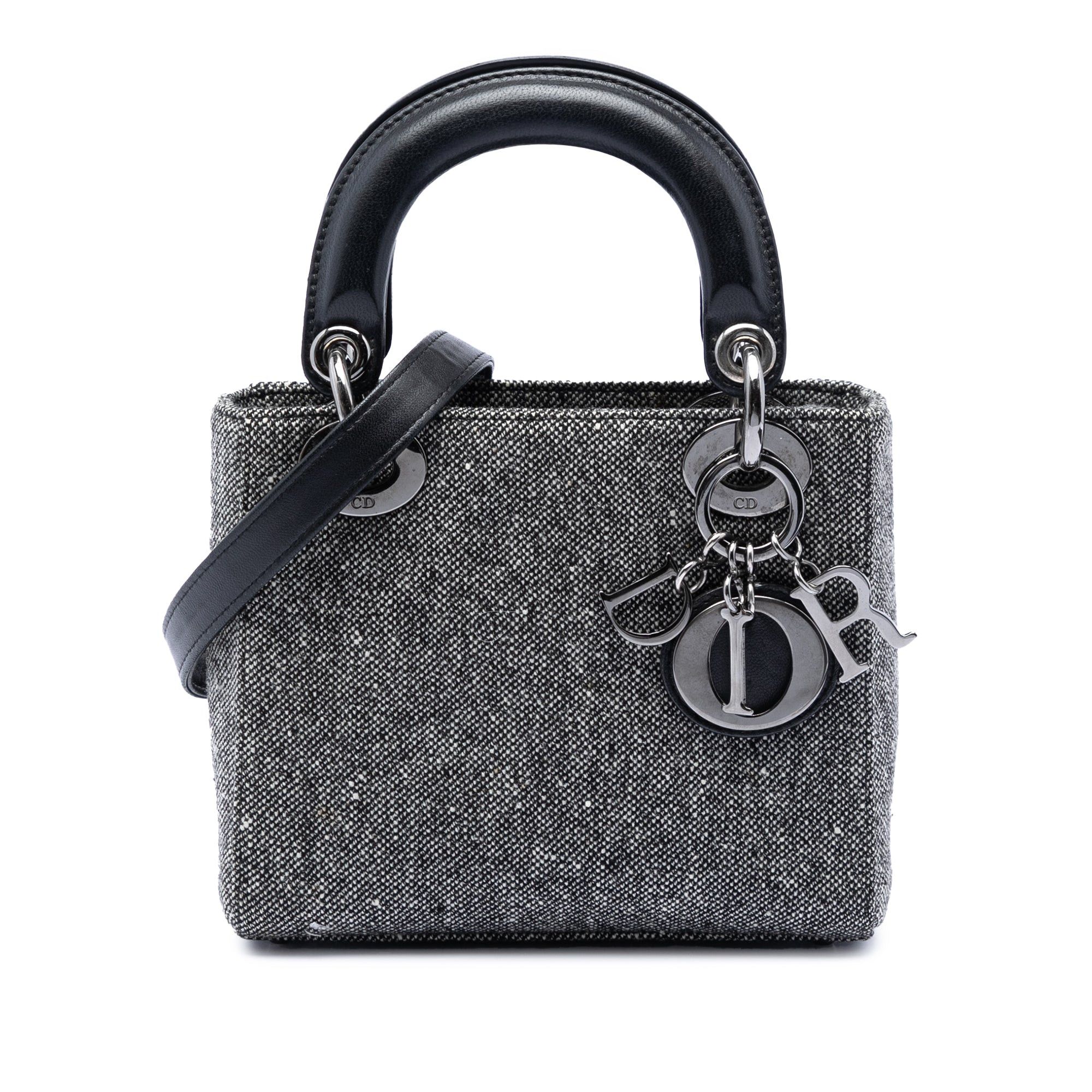 Dior Mini Tweed Lady Dior Size ONE SIZE - 1 Thumbnail