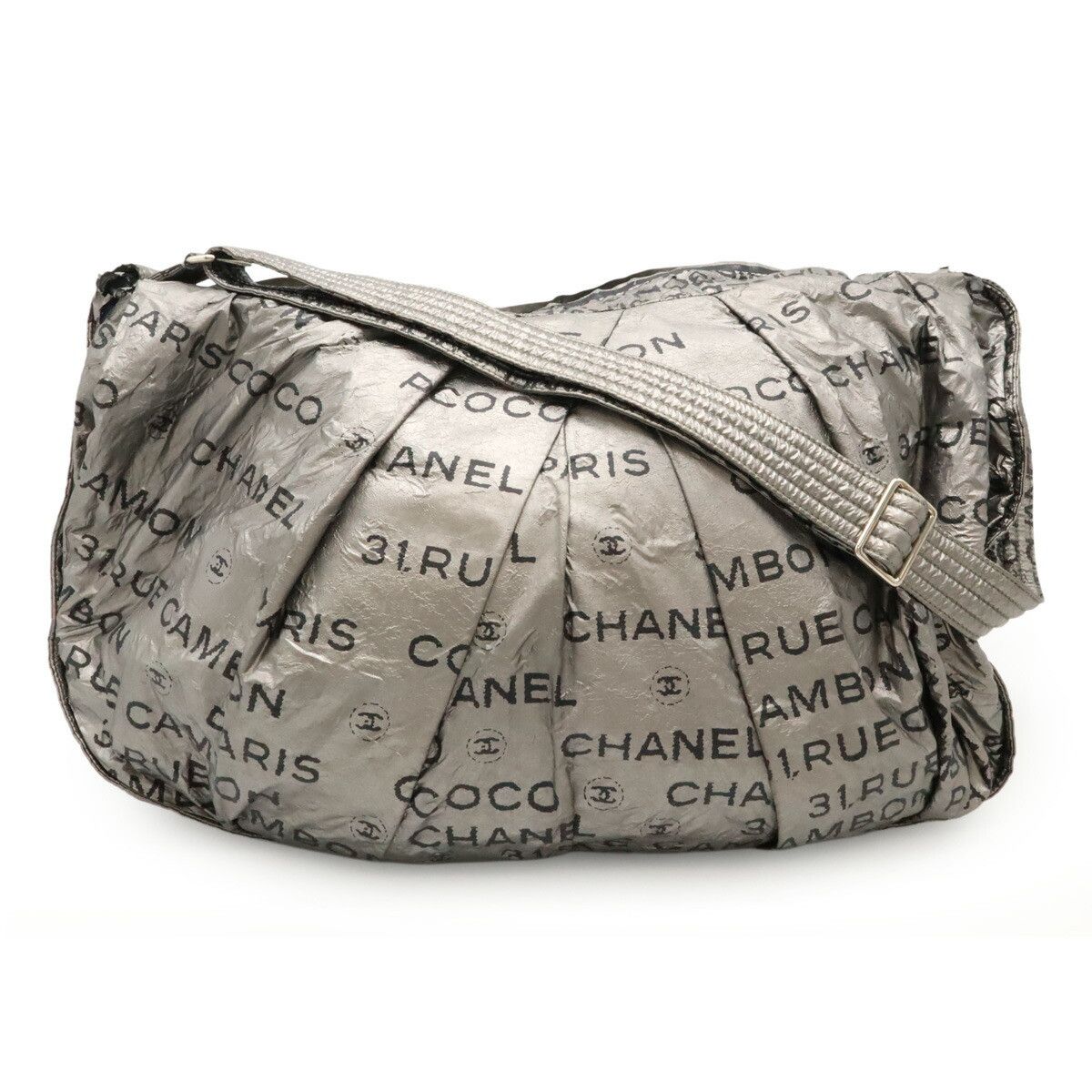 Chanel Chanel Unlimited Nylon Shoulder Bag Others Crossbody Bag A46532 in Silver, Women's
