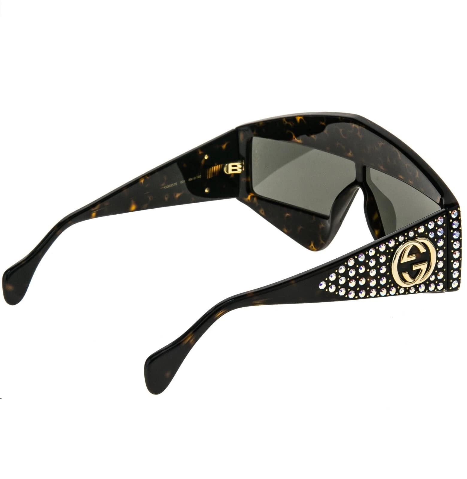 Gucci GUCCI AUTHENTIC HOLLYWOOD FOREVER 0357 Sunglasses GG0357 001 Size ONE SIZE - 8 Thumbnail