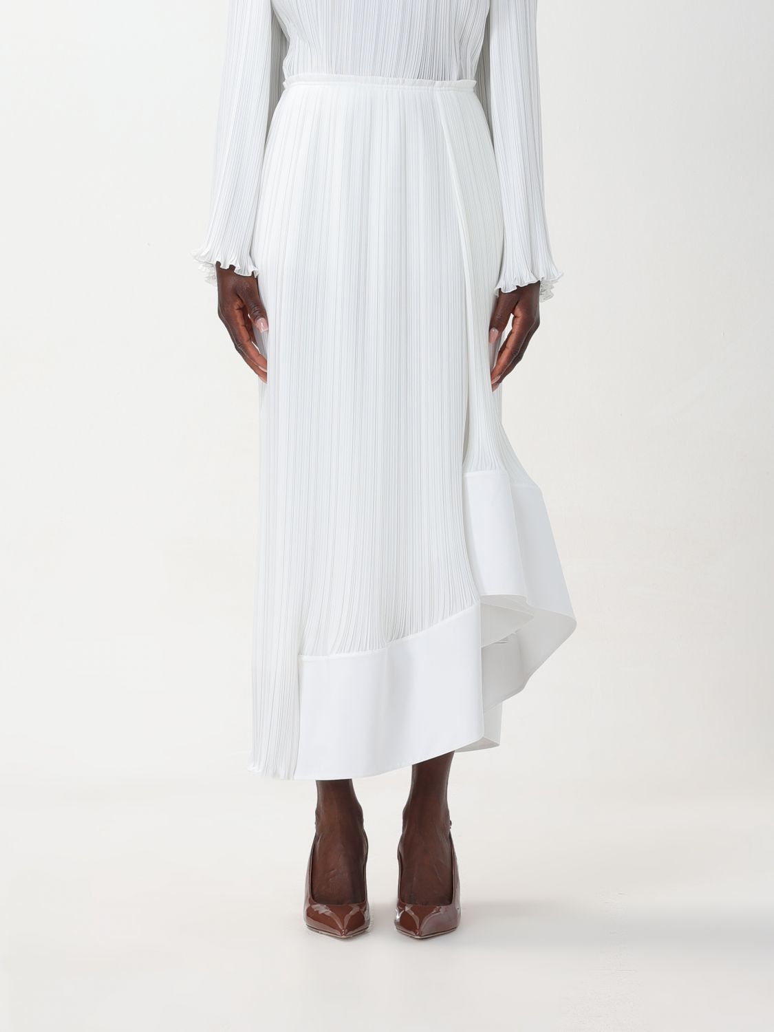 image of Lanvin Skirt Woman Beige, Women's (Size 26)