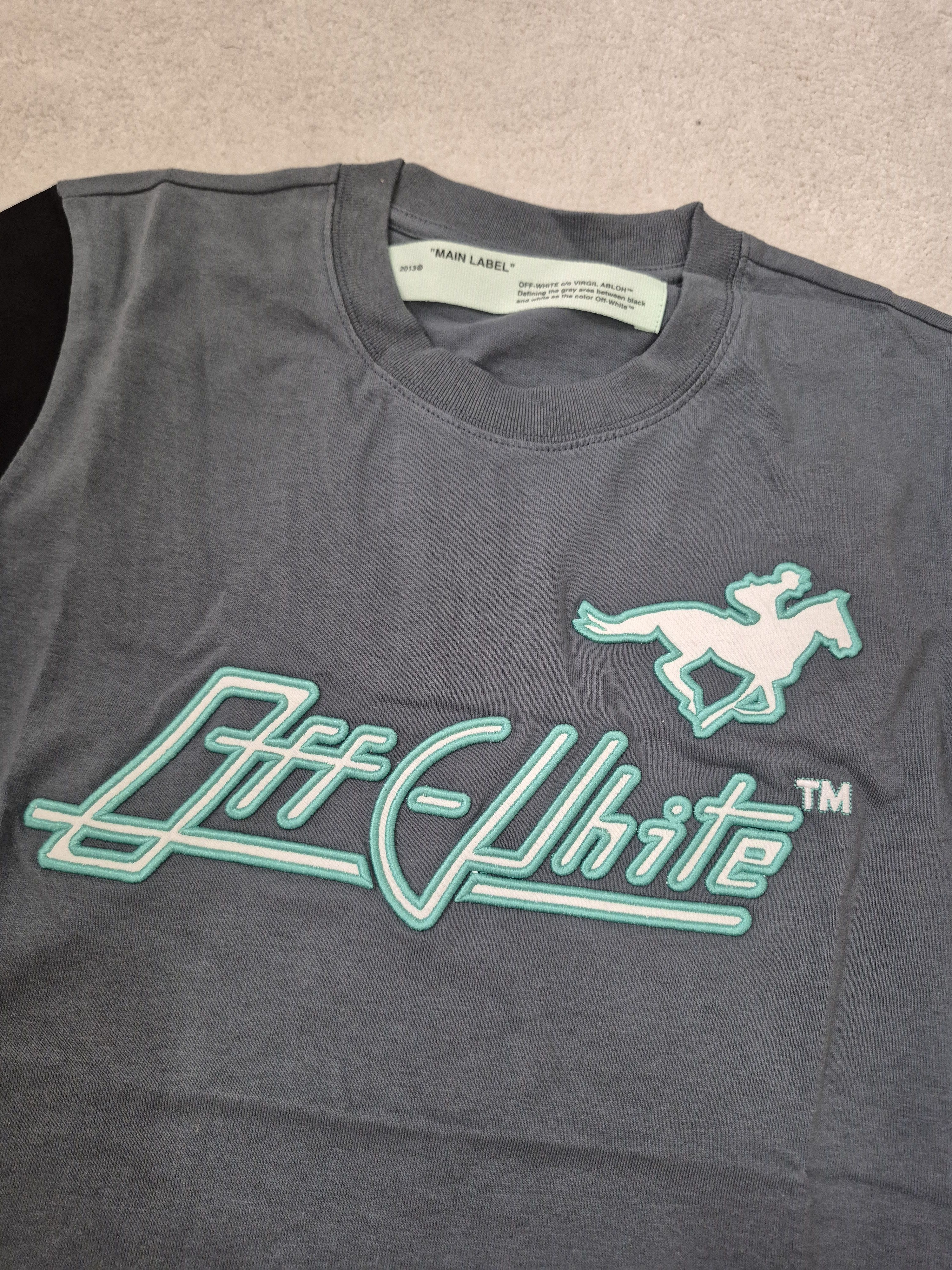 Off-White Off White Horse Racing Embroidery Tee XS Size XS / US 0-2 / IT 36-38 - 5 Thumbnail