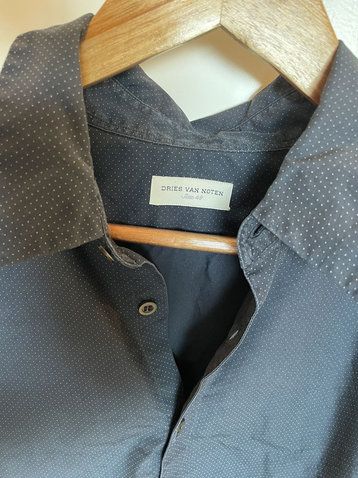 Dries Van Noten Beautiful Dries van Noten Polka Dot Shirt Size US M / EU 48-50 / 2 - 4 Thumbnail