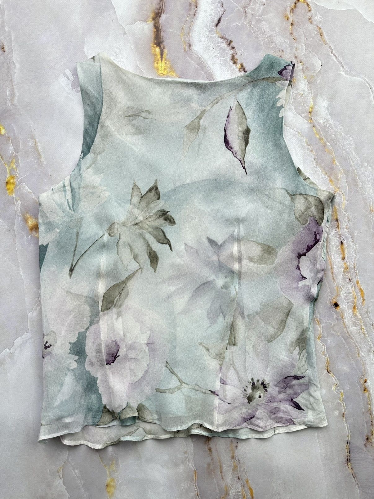 Japanese Brand Vintage Silk Tank Top Size M / US 6-8 / IT 42-44 - 6 Thumbnail
