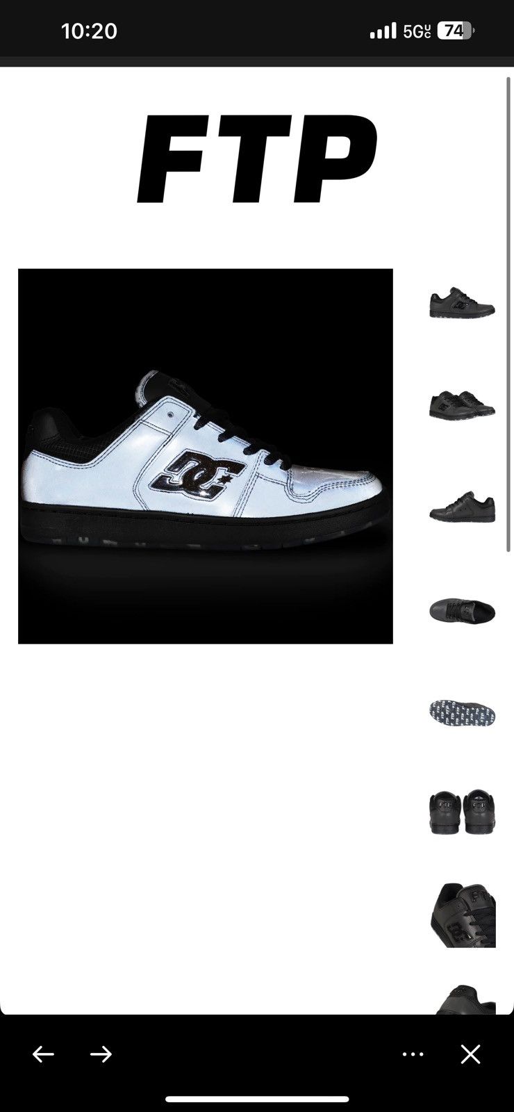 DC × Fuck The Population DC x FTP Size US 9.5 / EU 42-43 - 6 Thumbnail