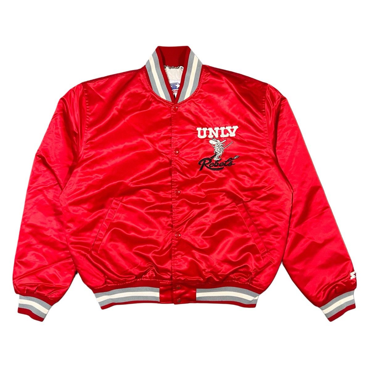 Other VTG 90s 80s UNLV Rebels Satin Jacket Starter XL Made in USA Size US XL / EU 56 / 4 - 1 Thumbnail