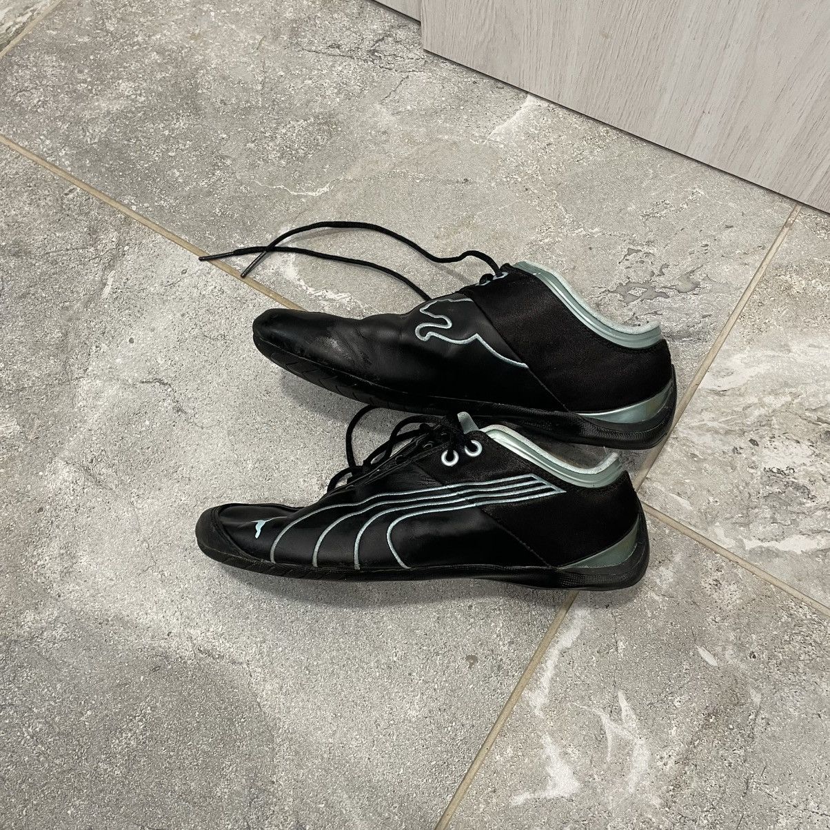 Japanese Brand 2000s Vintage Japan Trainers Black Leather Puma Speed Cat og Size US 7.5 / IT 37.5 - 1 Thumbnail