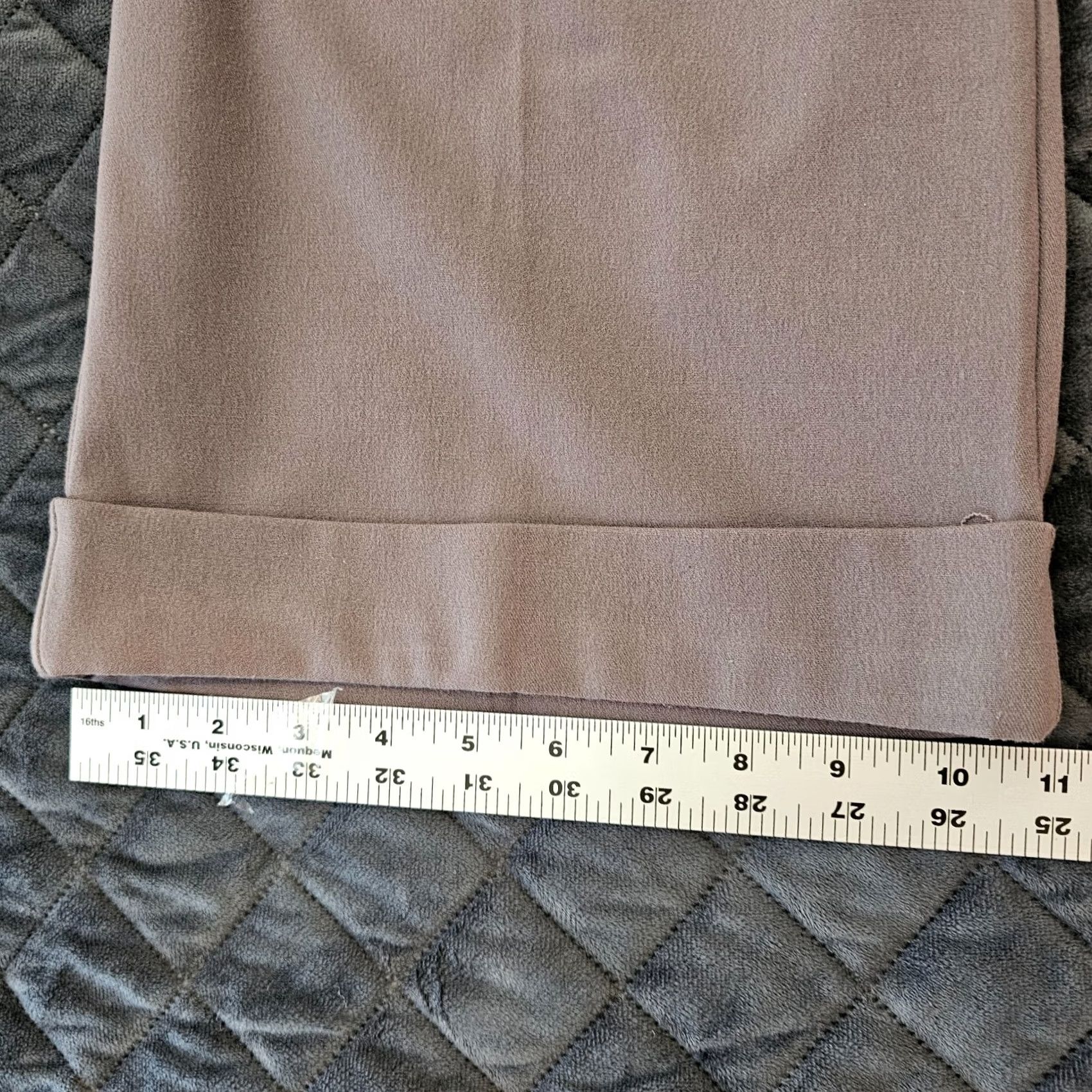 Vintage JLO Ladies Pants Straight Ankle Light Purple Size 10 Short Hemmed Size 32" / US 10 / IT 46 - 8 Thumbnail