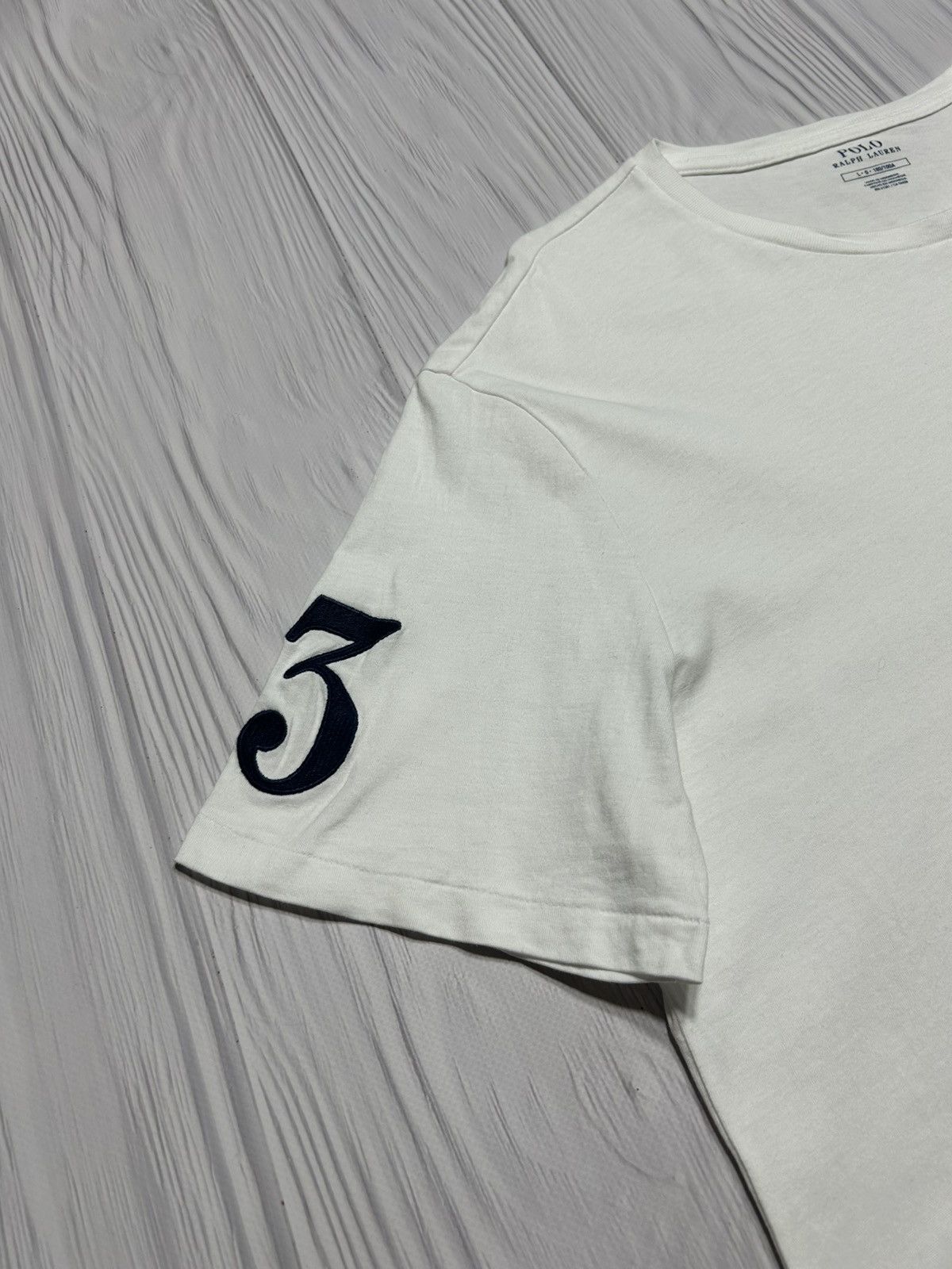 Lauren Ralph Lauren Vintage Polo Ralph Lauren Number 3 Polo T-Shirt Size L Size US L / EU 52-54 / 3 - 4 Thumbnail