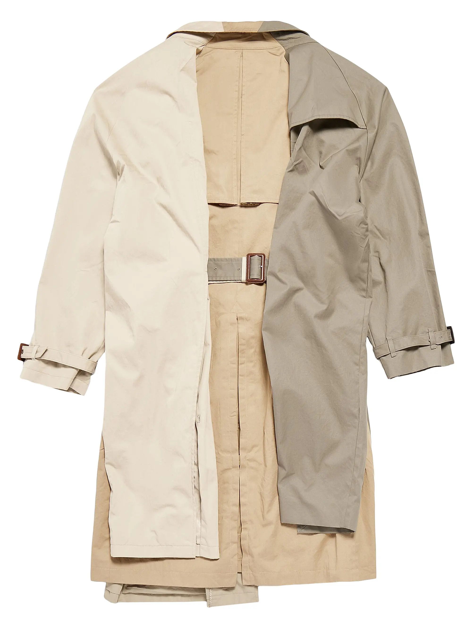 Balenciaga o1tr1nto0825 Double Sleeve Trench Coat in Dark Beige Size L / US 10 / IT 46 - 2 Thumbnail