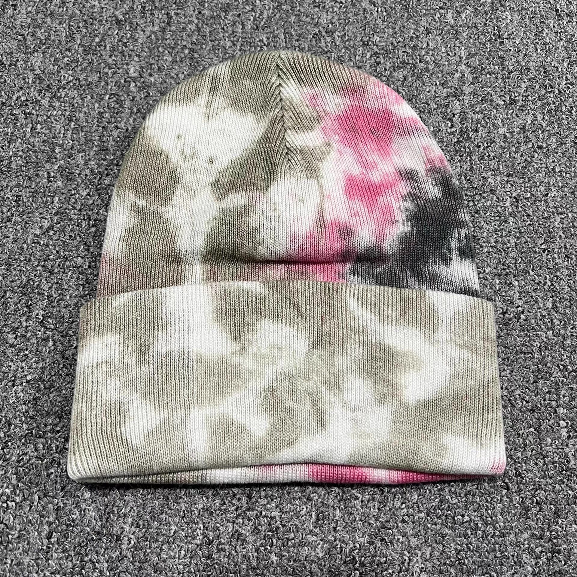 Cross Colours Cross Colours Embroidered Tie-Dye Knit Beanie Q7 Size ONE SIZE - 7 Thumbnail