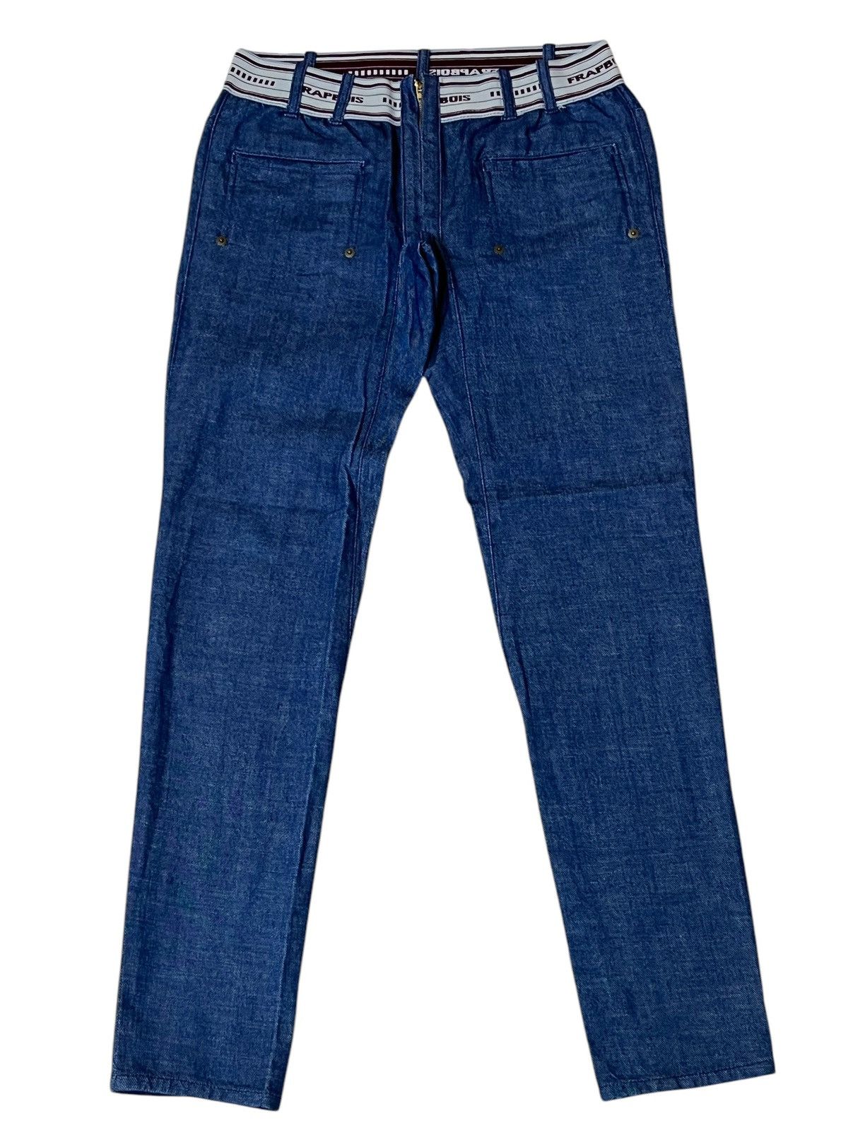 Issey Miyake ICONIC🔥FRAPBOIS ISSEY MIYAKE STRETCH COTTON JEANS Size US 30 / EU 46 - 1 Thumbnail