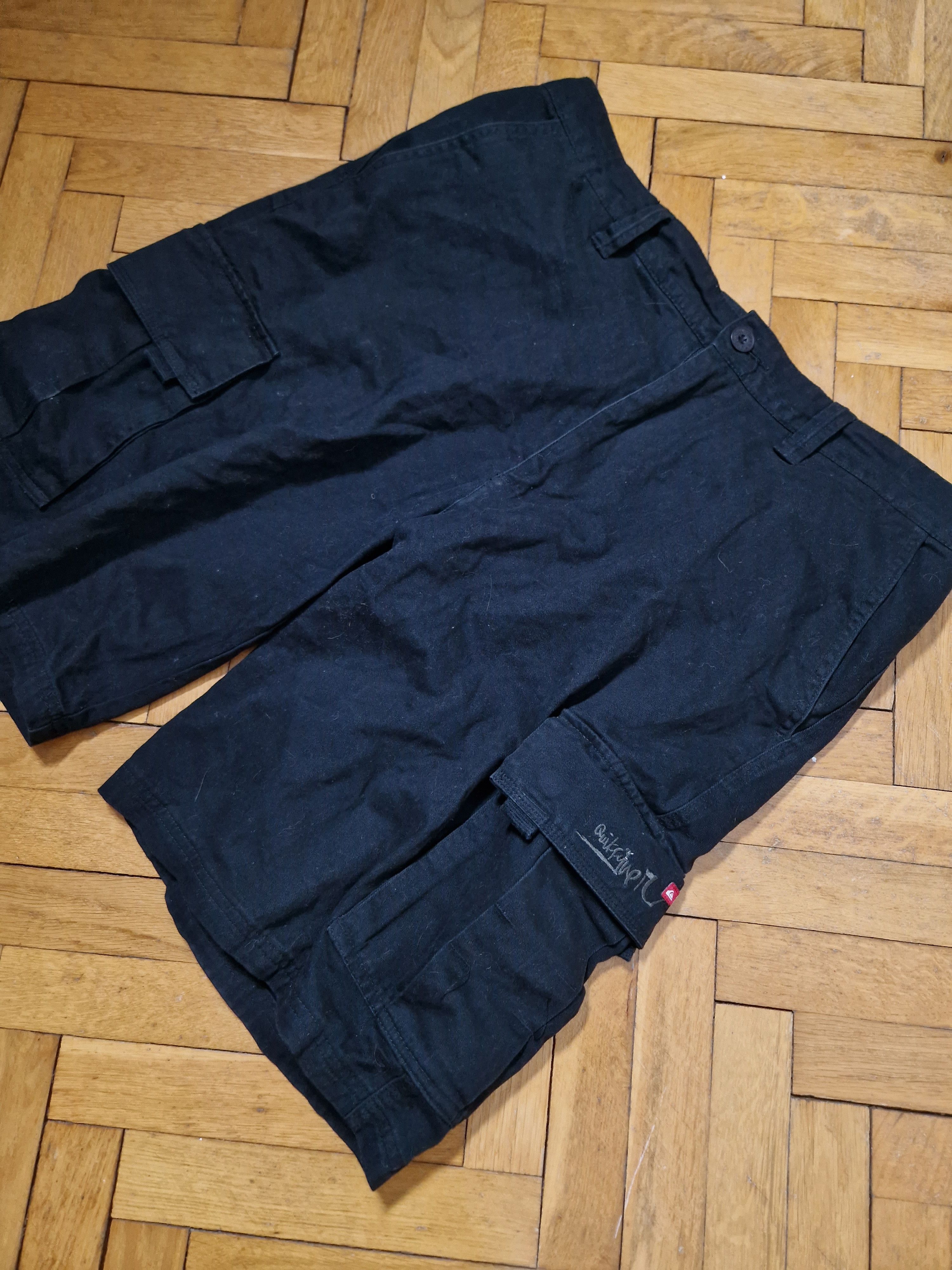 Quiksilver × Vintage Quiksilver vintage black cargo pants y2k Size US 34 / EU 50 - 2 Thumbnail