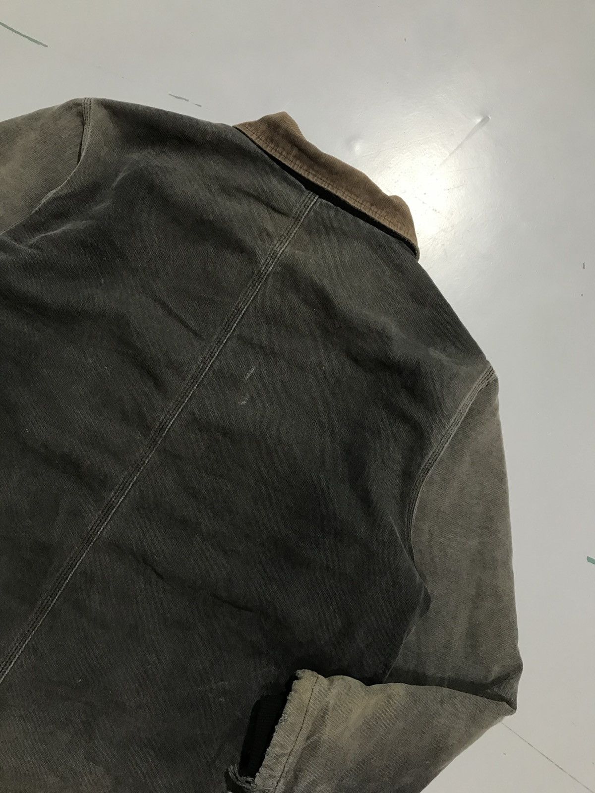 Dickies Vintage dickies damaged sun fade denim jacket Size US L / EU 52-54 / 3 - 12 Thumbnail