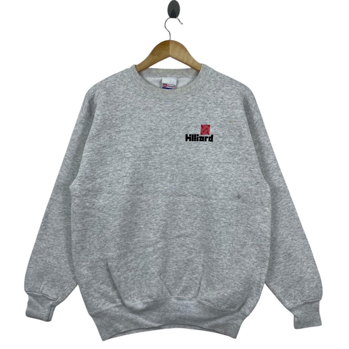 Hanes × Vintage Vintage 90s Hilliard Corporation Crewneck Sweatshirt Size US L / EU 52-54 / 3 - 2 Thumbnail