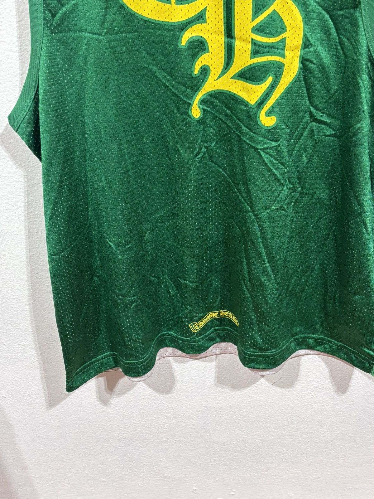 Chrome Hearts Chrome Hearts Basketball Mesh Jersey Green/Yellow Size US M / EU 48-50 / 2 - 6 Thumbnail