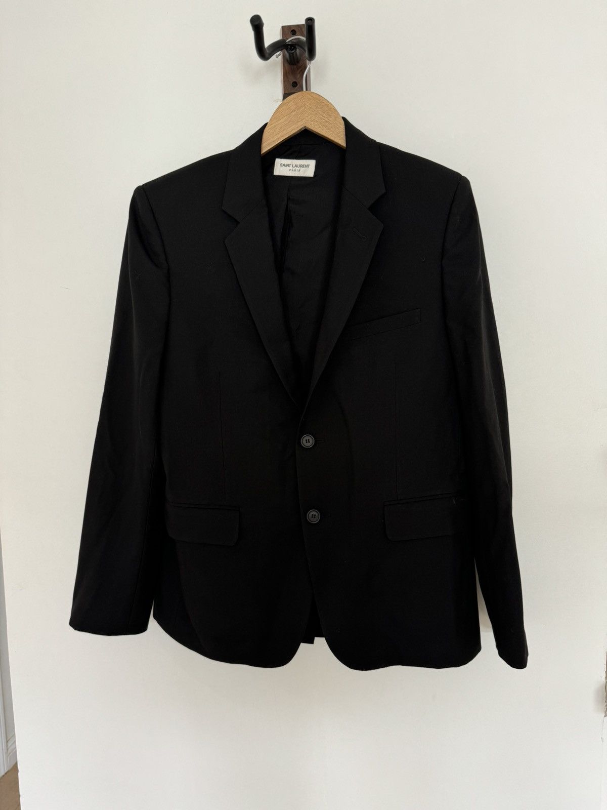 Saint Laurent Paris Notch lapel blazer Size 50R - 1 Thumbnail