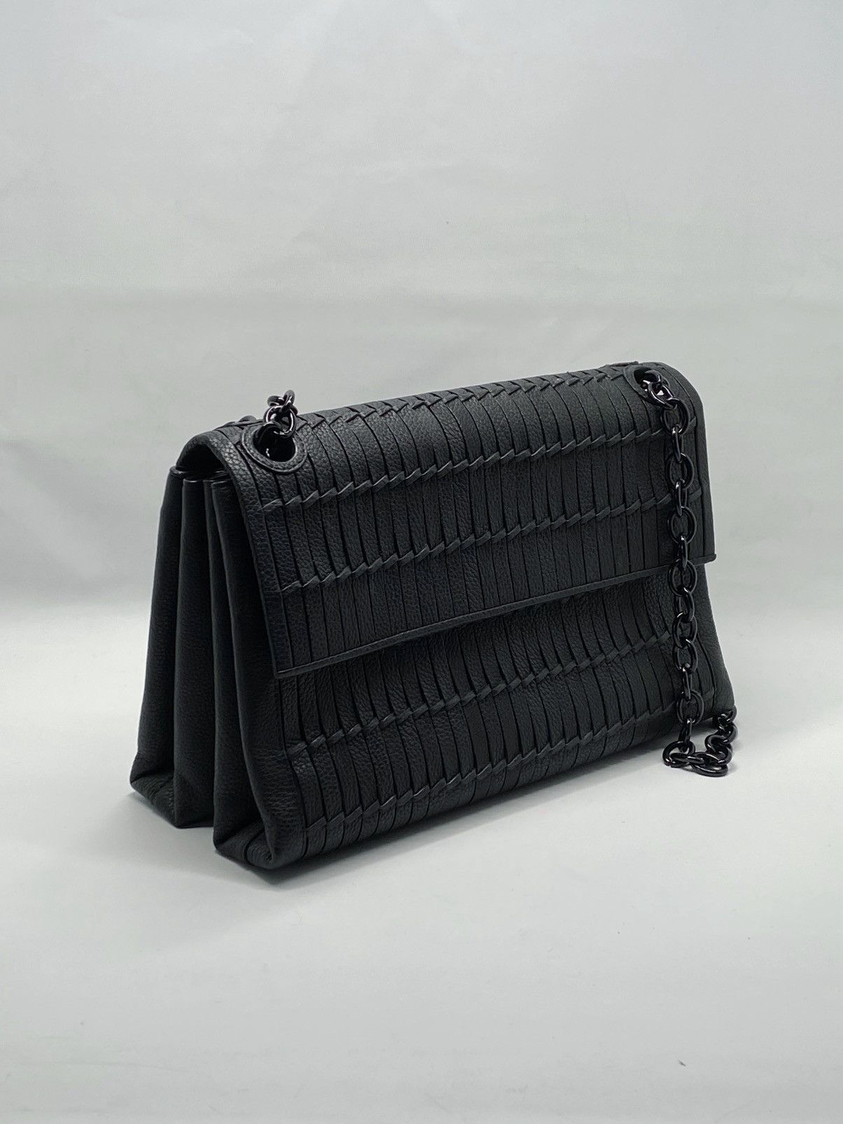 Nancy Gonzalez Nancy Gonzalez Madison Woven Leather Shoulder Bag Size ONE SIZE - 3 Thumbnail