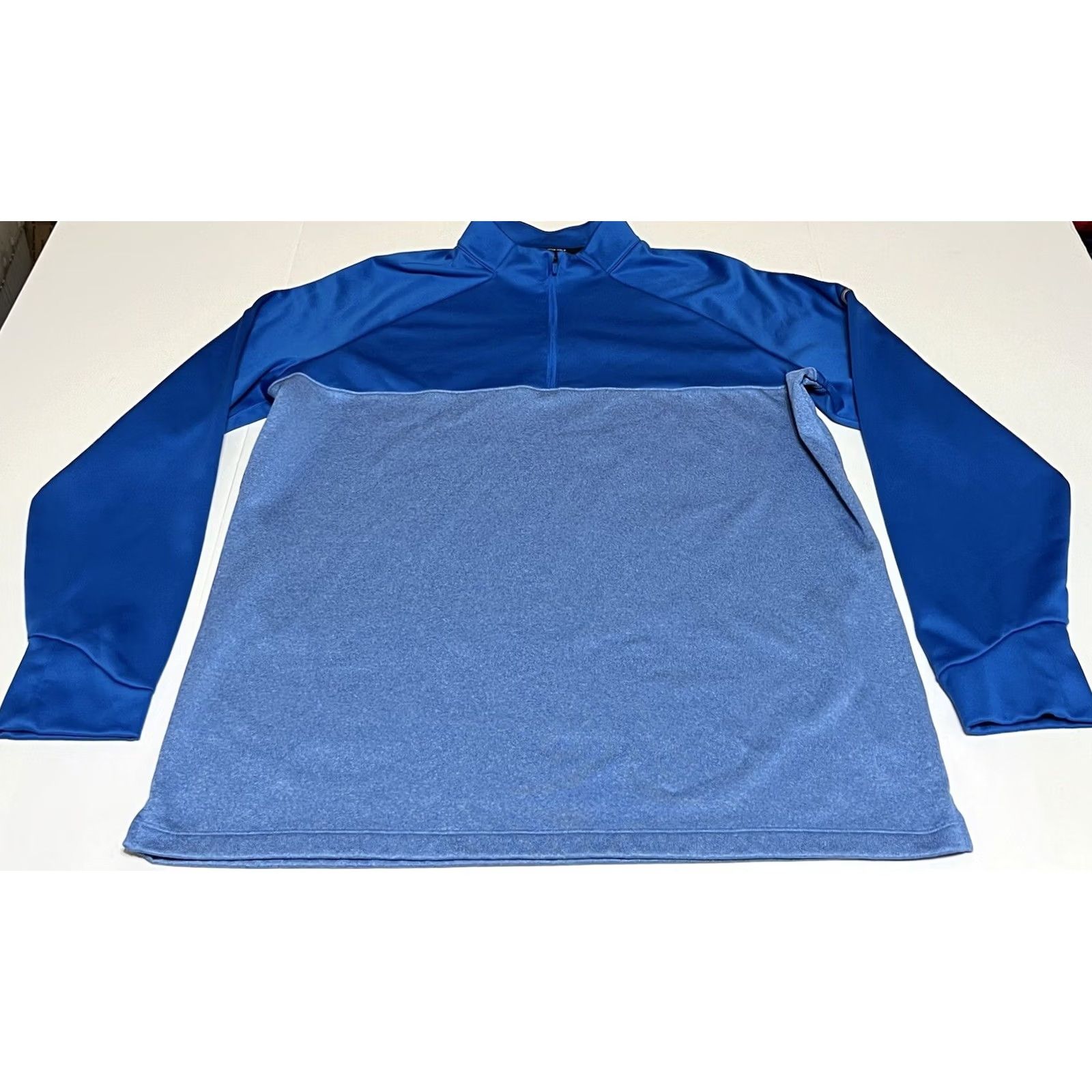 Nike Nike Golf 1/4 Zip Sweater Mens XL Blue Long Sleeve Pullover Size US XL / EU 56 / 4 - 2 Thumbnail