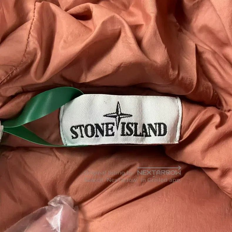 Stone Island Stone Island Brick Red Metallic Nylon Puffer Jacket Size US XL / EU 56 / 4 - 3 Thumbnail