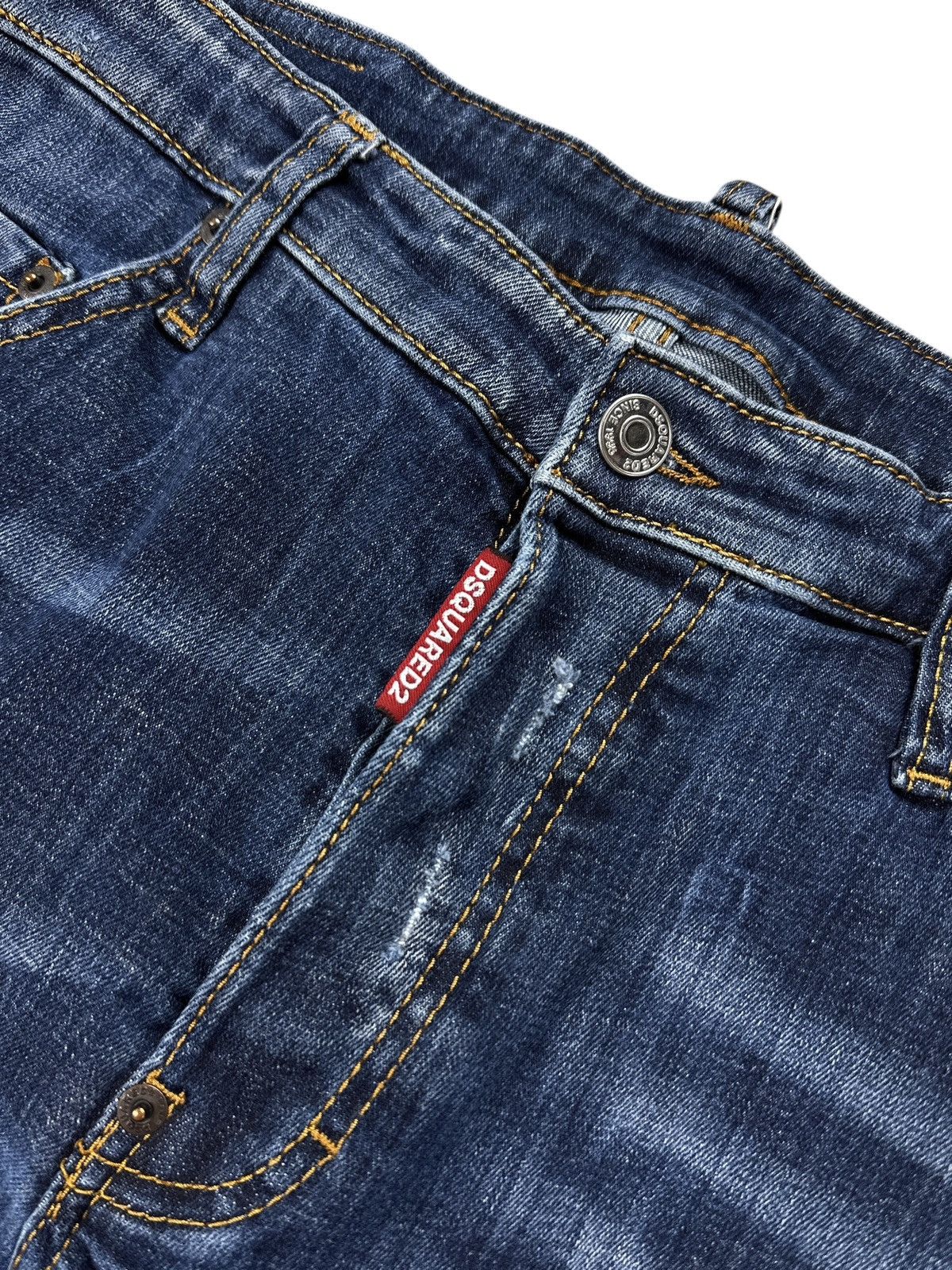 Dsquared2 Dsquared2 Painted Distressed Ripped Skinny Jeans Stretch W32 Size US 32 / EU 48 - 5 Thumbnail