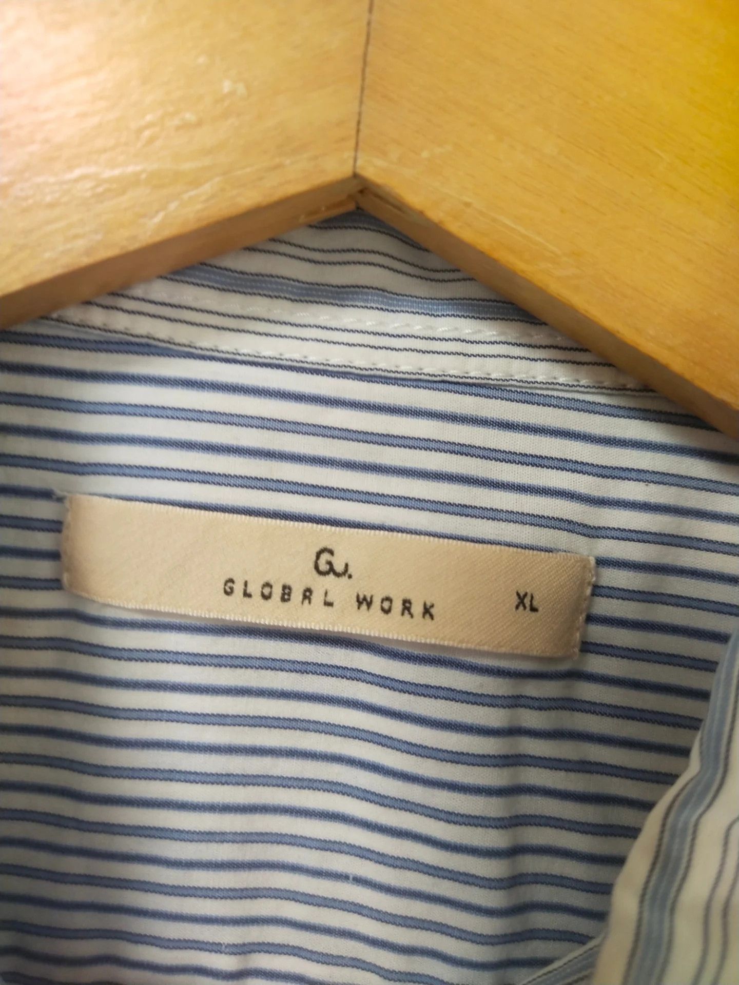 Global Work Global Work Striped Casual Shirt Size US L / EU 52-54 / 3 - 5 Thumbnail