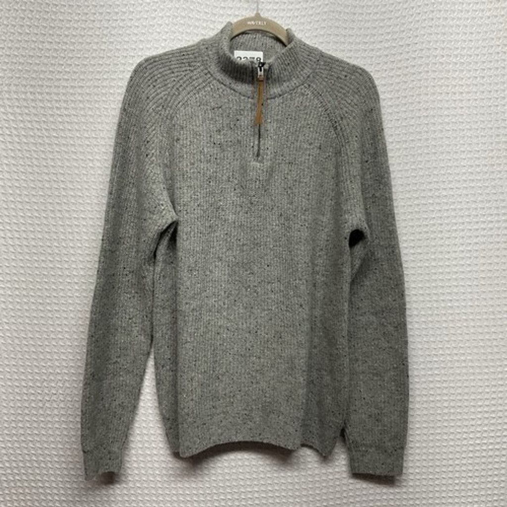 Flint And Tinder Flint and Tinder Gray1/4 Zip MockNeck Sweater Pullover Men M Size US M / EU 48-50 / 2 - 1 Thumbnail