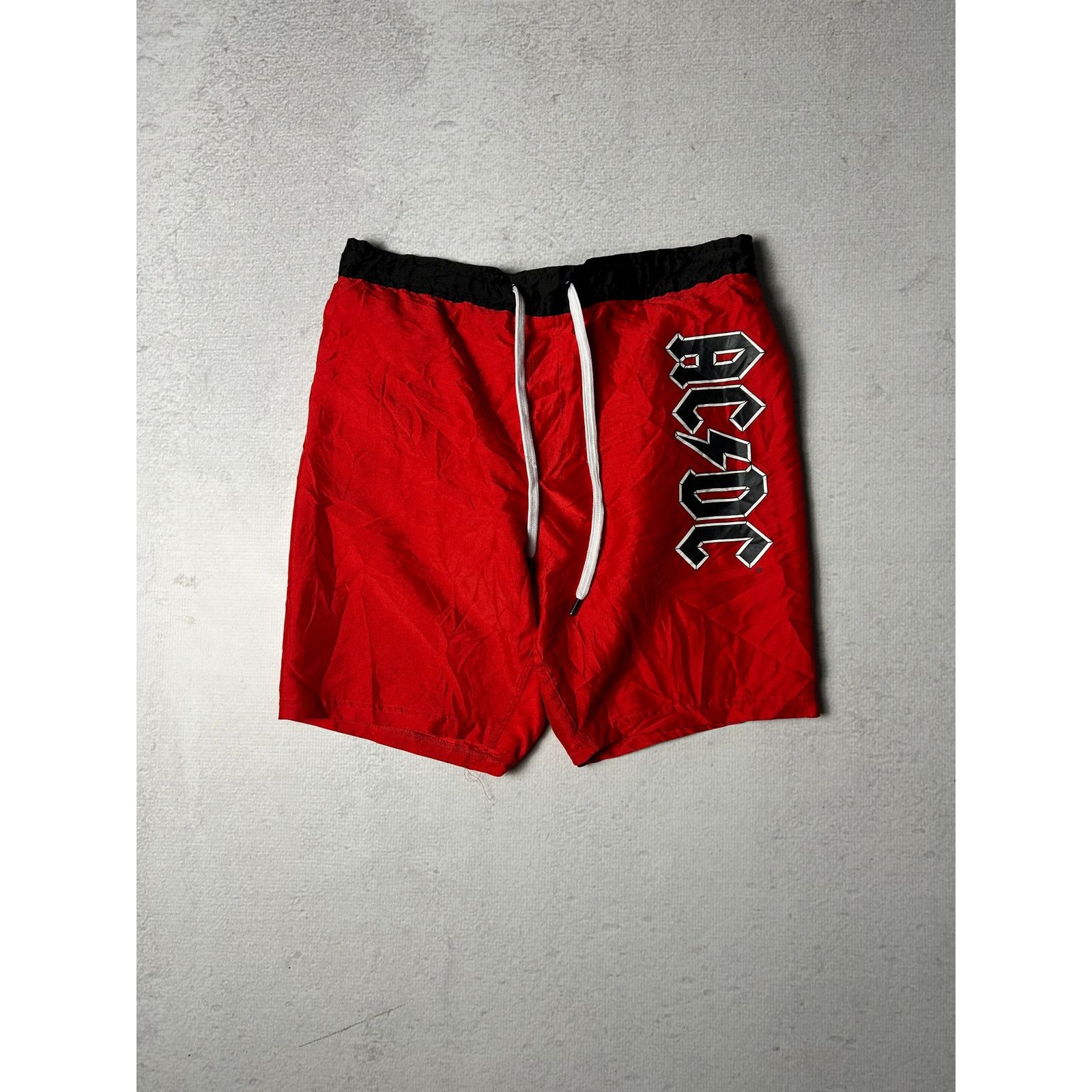 AC/DC Vintage 90s AC/DC Red Board Shorts, Menswear - Men's Medium Size US 32 / EU 48 - 1 Thumbnail