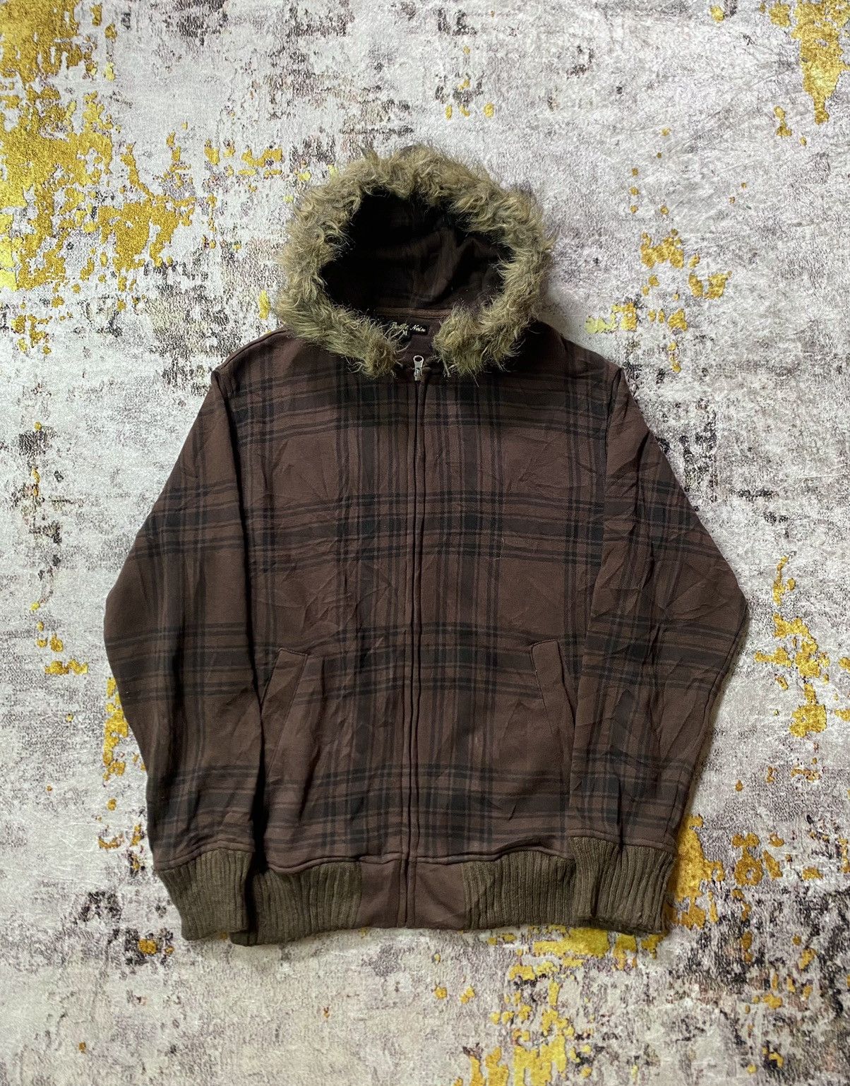 If Six Was Nine × Japanese Brand × Le Grande Bleu (L.G.B.) Japanes bullet noise fur hoodie ifsix lgb style Size US M / EU 48-50 / 2 - 1 Thumbnail