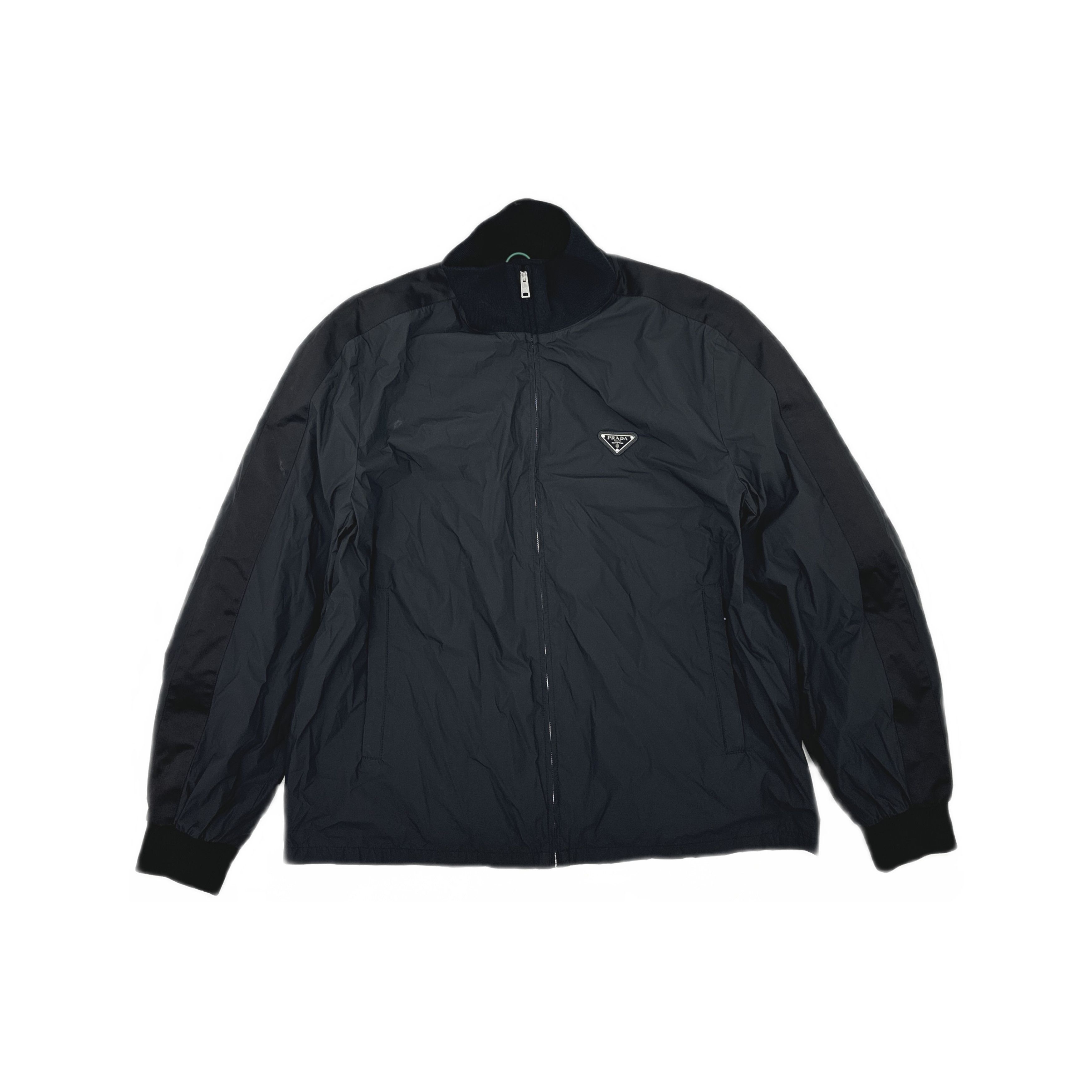 Prada Prada Logo Patch Light Jacket Black Size 52 Size US L / EU 52-54 / 3 - 1 Thumbnail