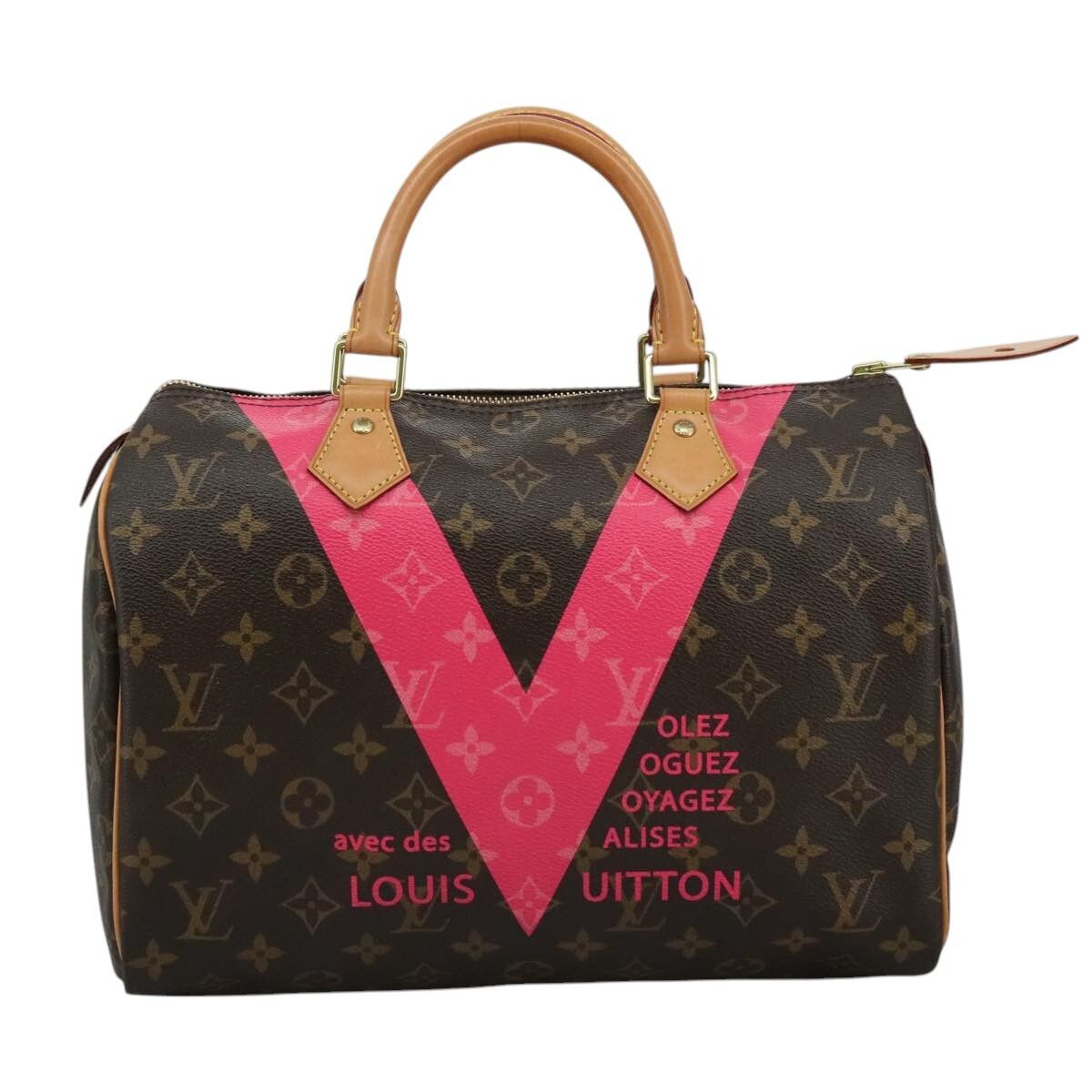 Louis Vuitton Louis Vuitton Speedy Handbag Limited Edition V Monogram Canvas Size ONE SIZE - 1 Thumbnail