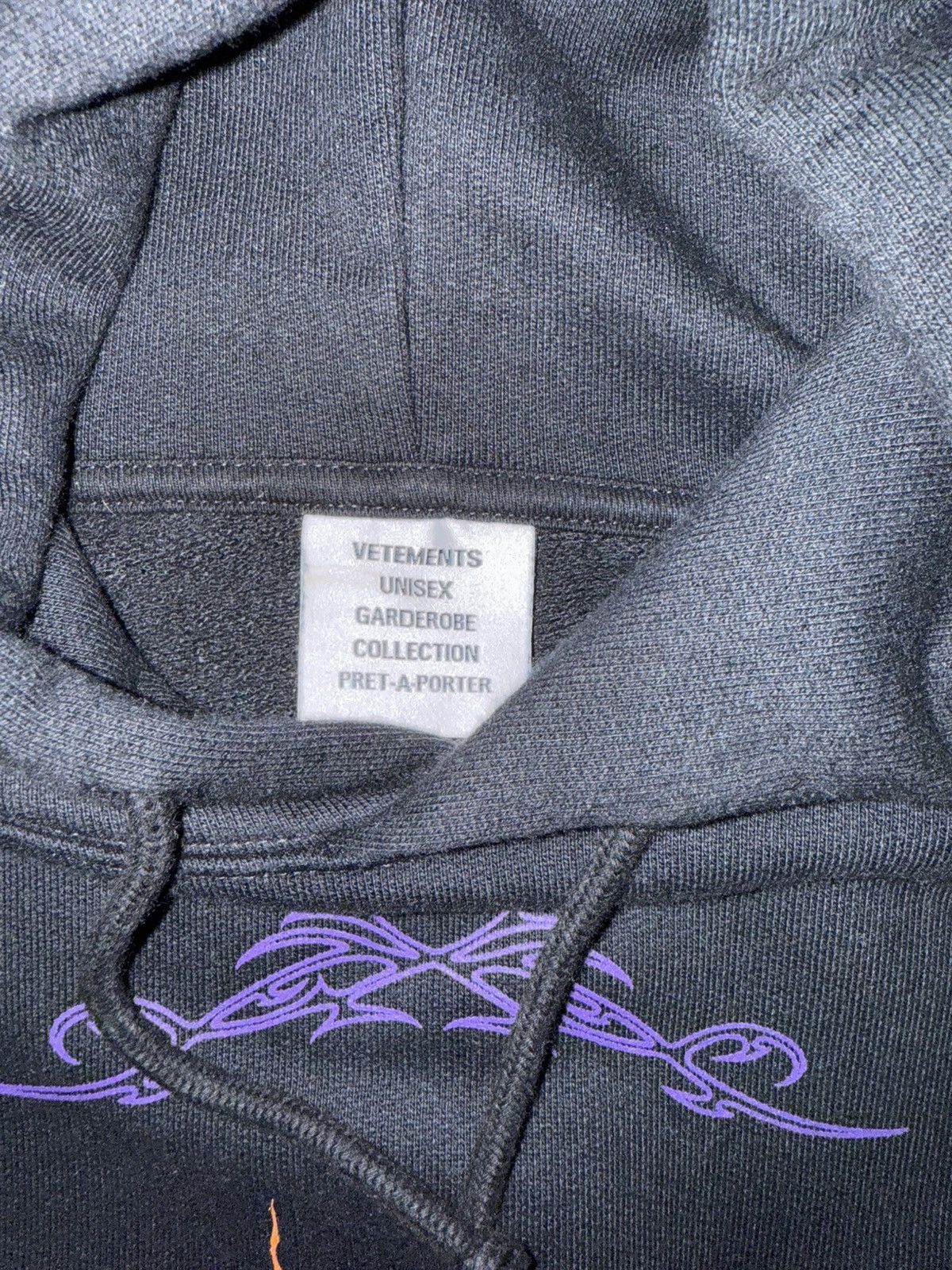 Vetements Vetements VITAL EXISTENCE Hoodie FW 23 Size US M / EU 48-50 / 2 - 4 Thumbnail