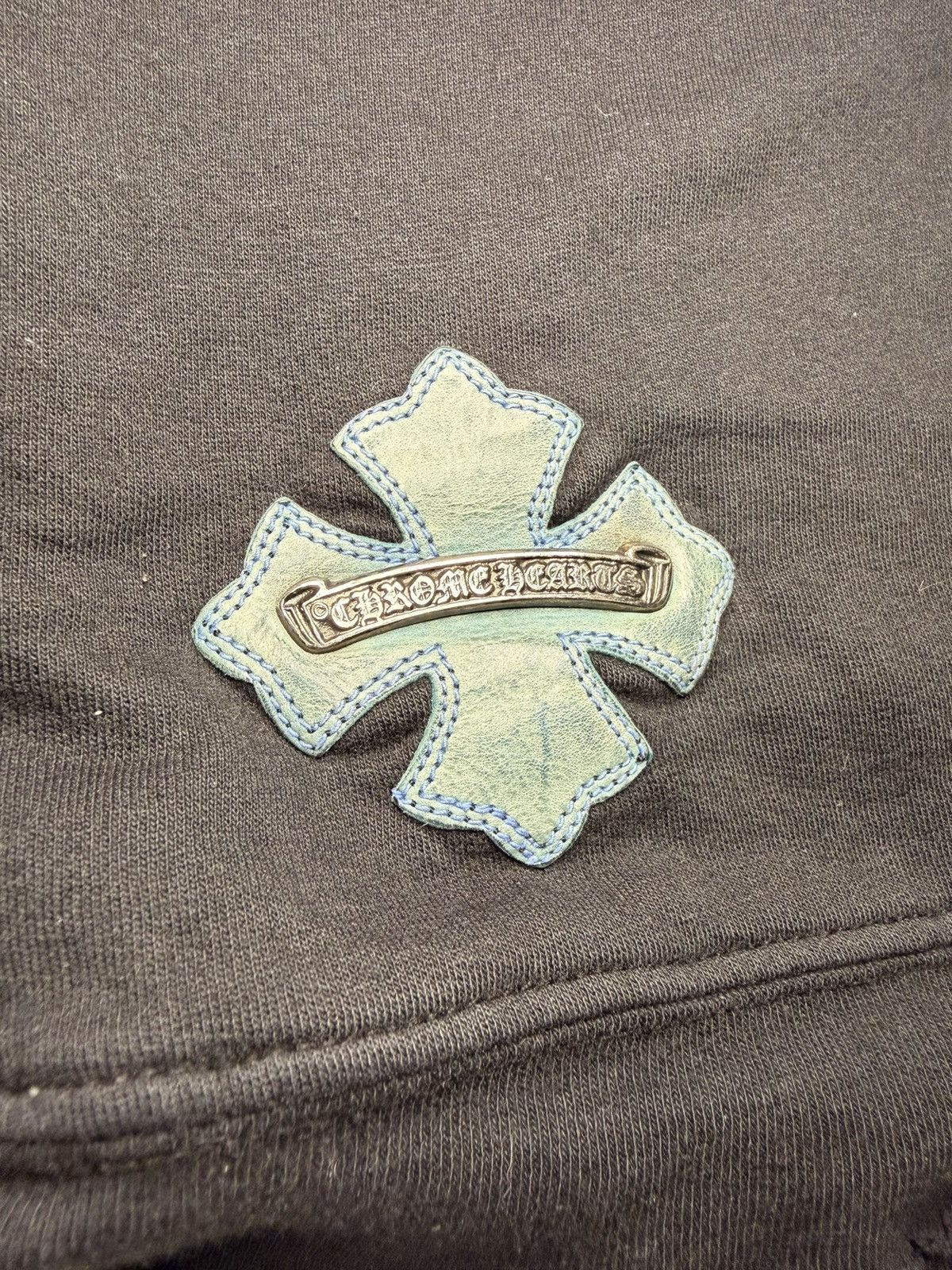 Chrome Hearts Chrome Hearts Turquoise Patch Crewneck Size US M / EU 48-50 / 2 - 4 Thumbnail