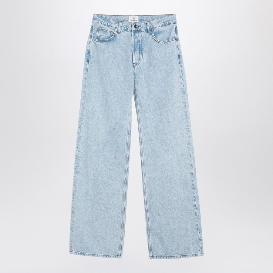 Anine Bing o1d2blof0724 Denim Jeans in Light Blue Size 28" / US 6 / IT 42 - 1 Thumbnail