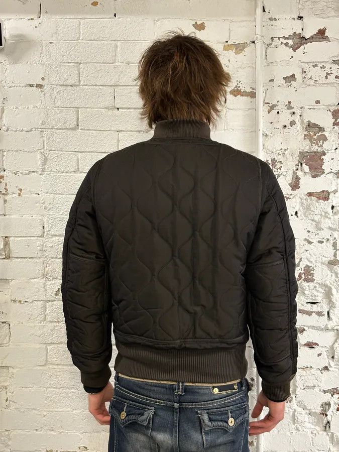 Louis Vuitton Louis Vuitton Taupe Silk Quilted Bomber Jacket by Kim Jones Size US S / EU 44-46 / 1 - 3 Thumbnail