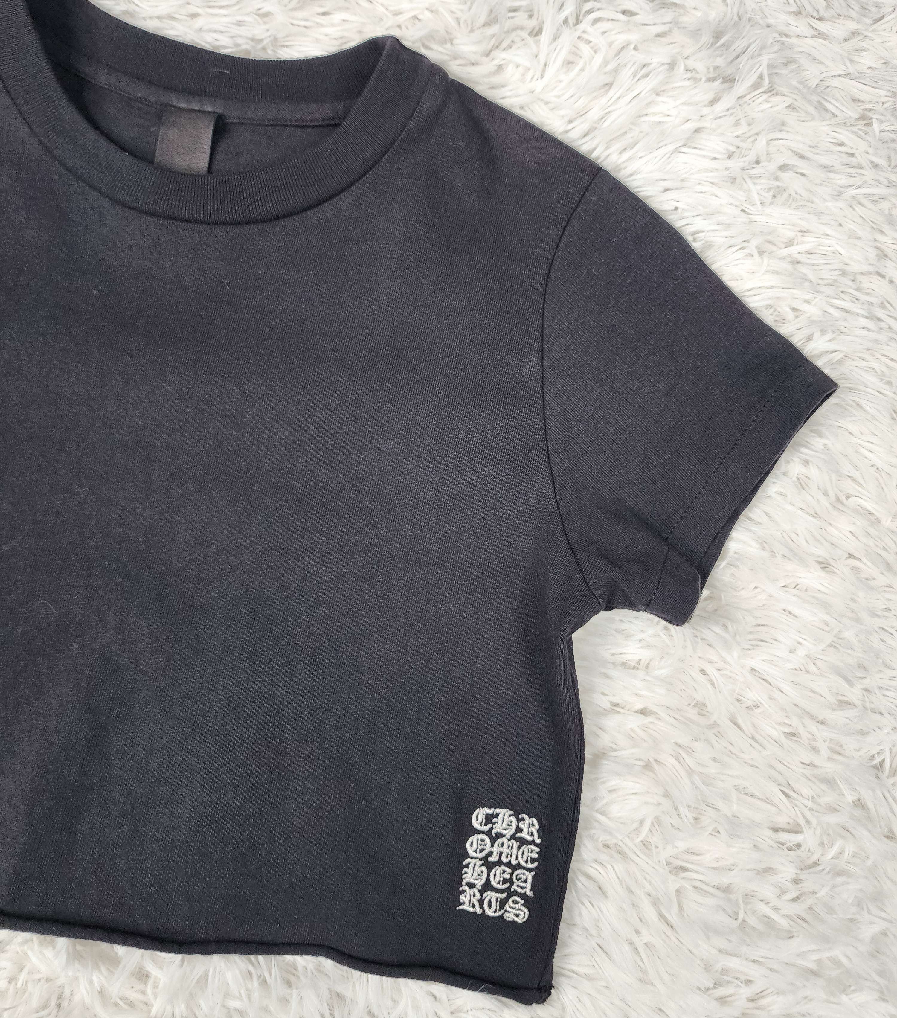 Chrome Hearts Chrome hearts crop top and sweatpants script logo set Size 28" / US 6 / IT 42 - 5 Thumbnail