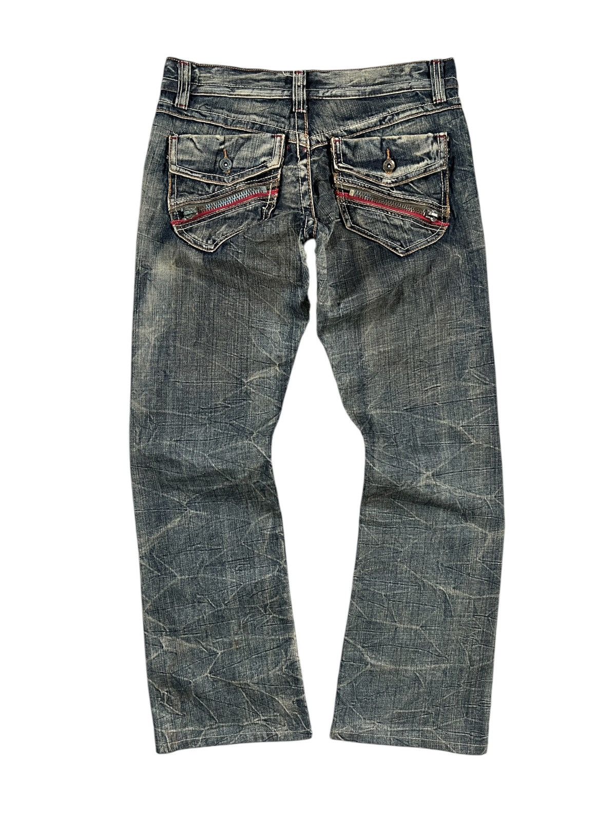If Six Was Nine × Japanese Brand × semanticdesign Semantic Design Boot Cut Denim Size 32" / US 10 / IT 46 - 2 Thumbnail