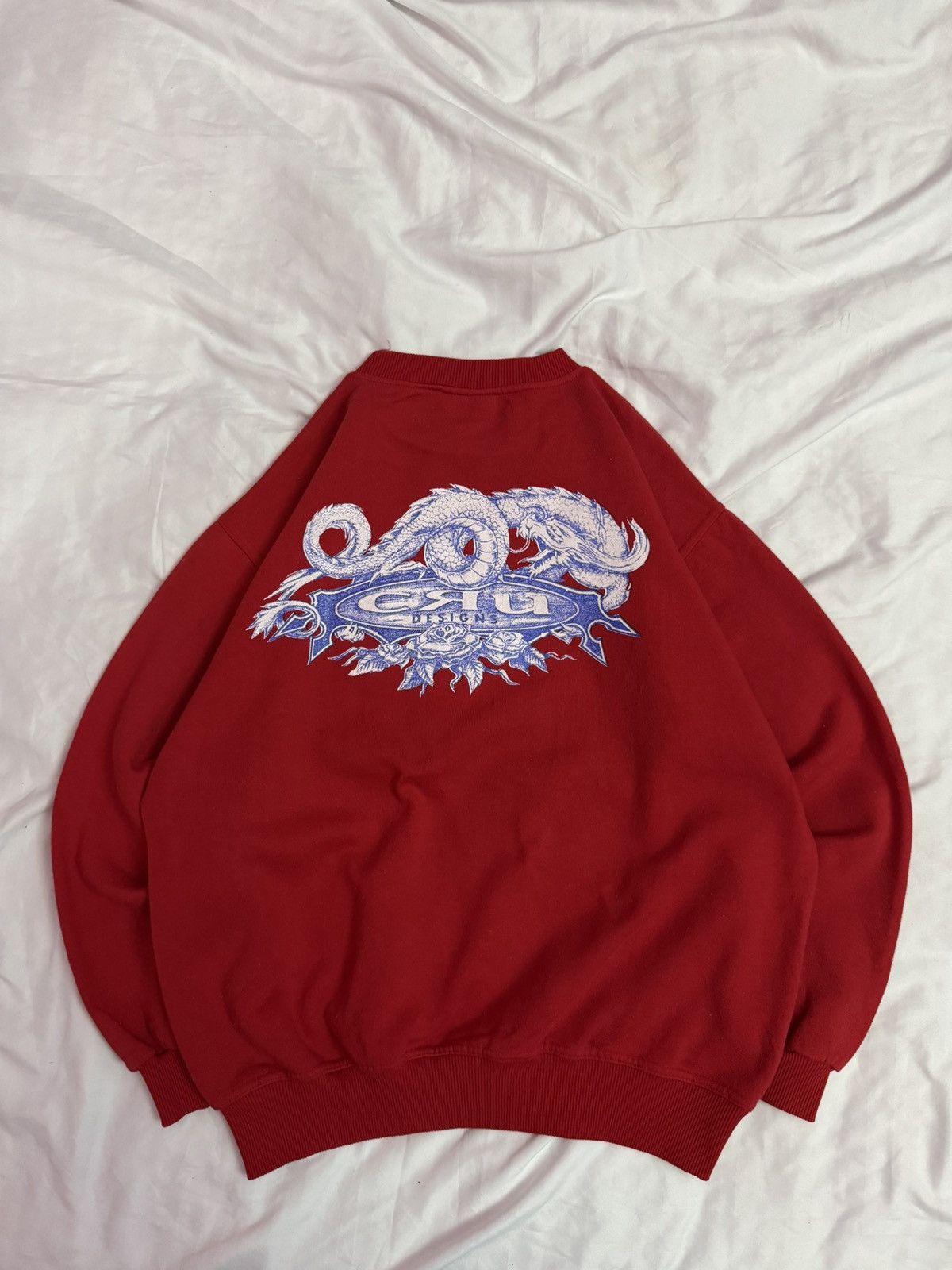 Affliction Vintage 90s CRU Dragon Jnco Styled Size US L / EU 52-54 / 3 - 1 Thumbnail