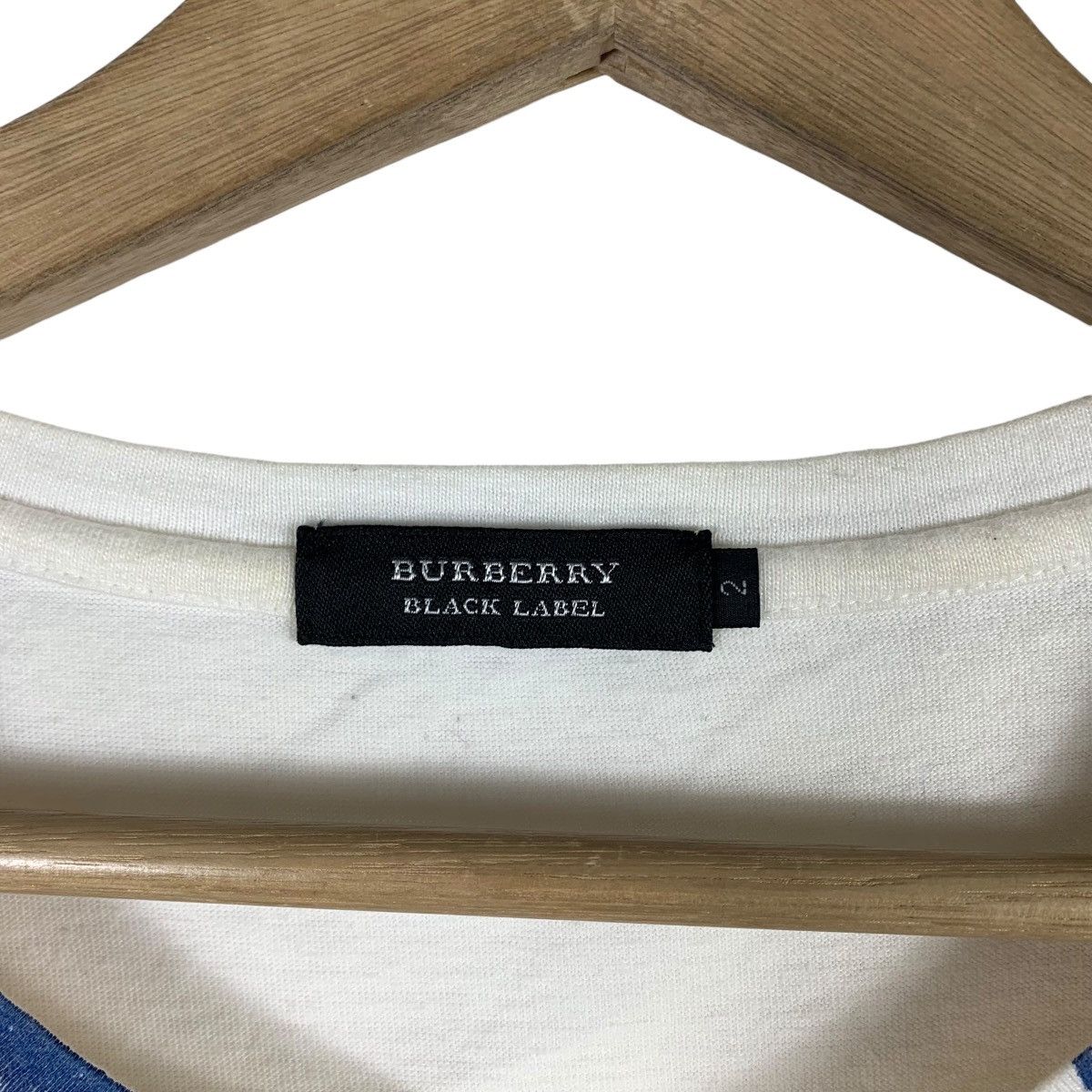 Burberry × Designer BURBERRY BLACK LABEL big spellout printed tee Size US M / EU 48-50 / 2 - 3 Thumbnail