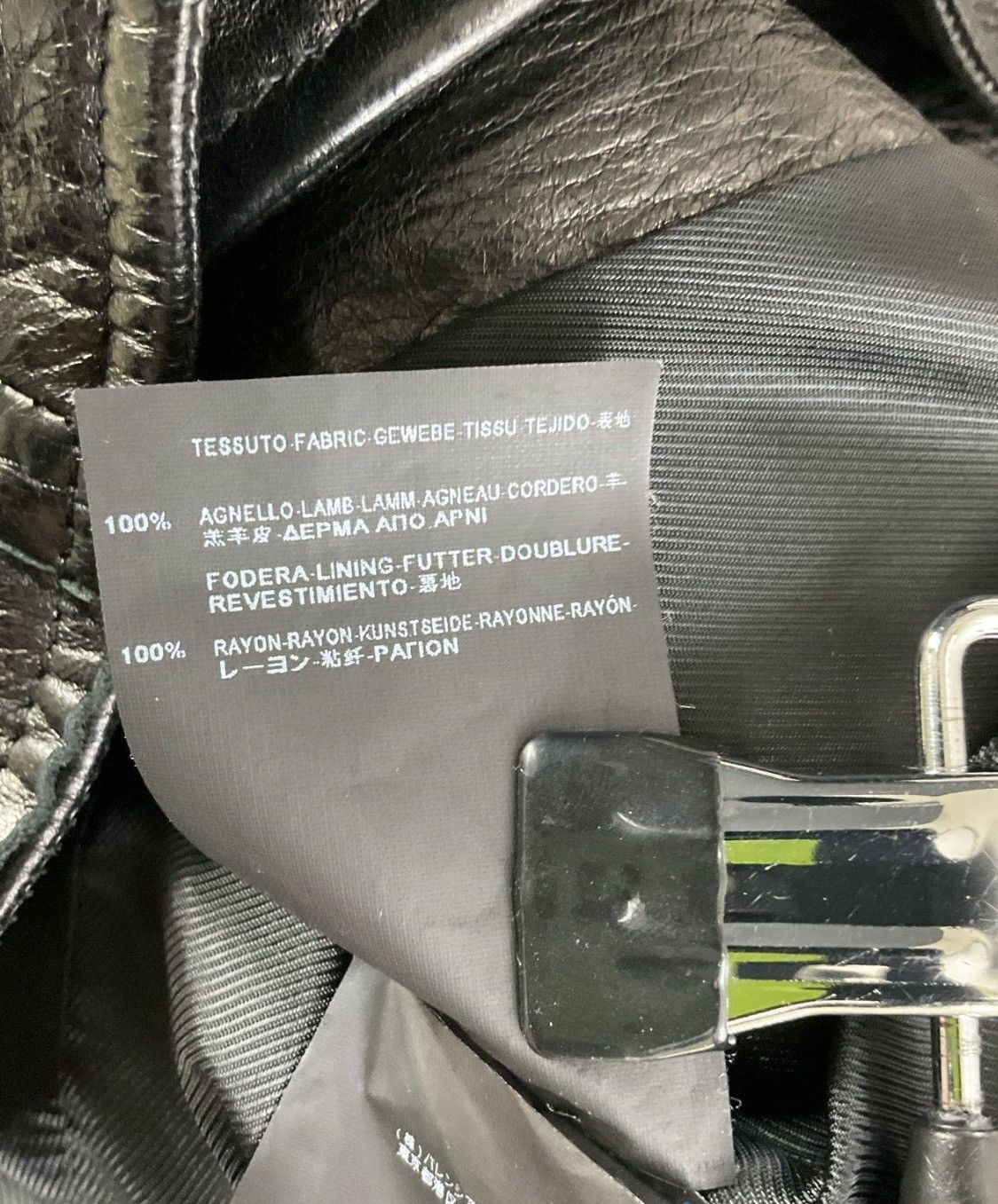 Balenciaga Authentic Balenciaga Black leather biker jacket with zipper Size US XXS / EU 40 - 5 Thumbnail