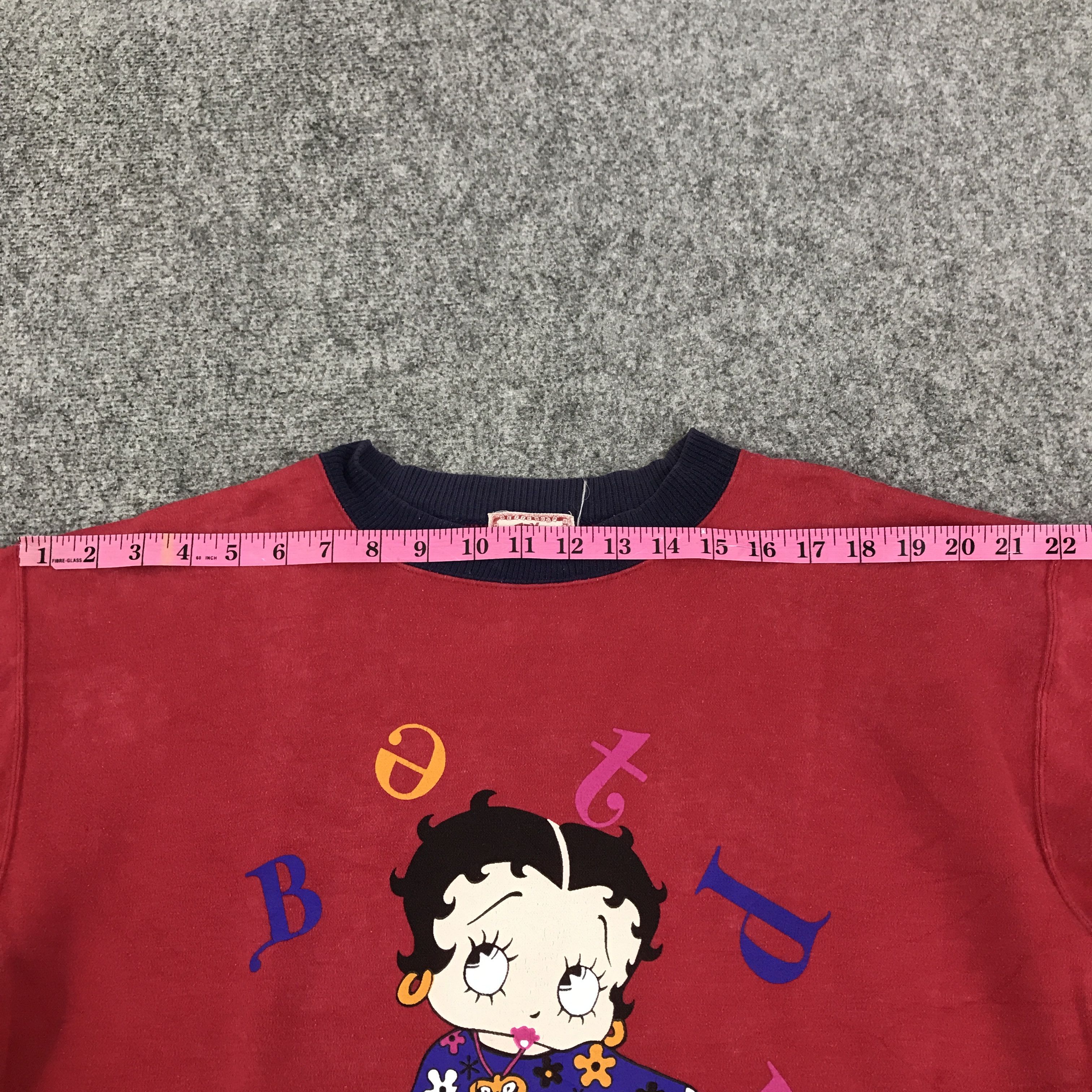 Japanese Brand betty boop sweatshirts K115B19 Size US L / EU 52-54 / 3 - 6 Thumbnail