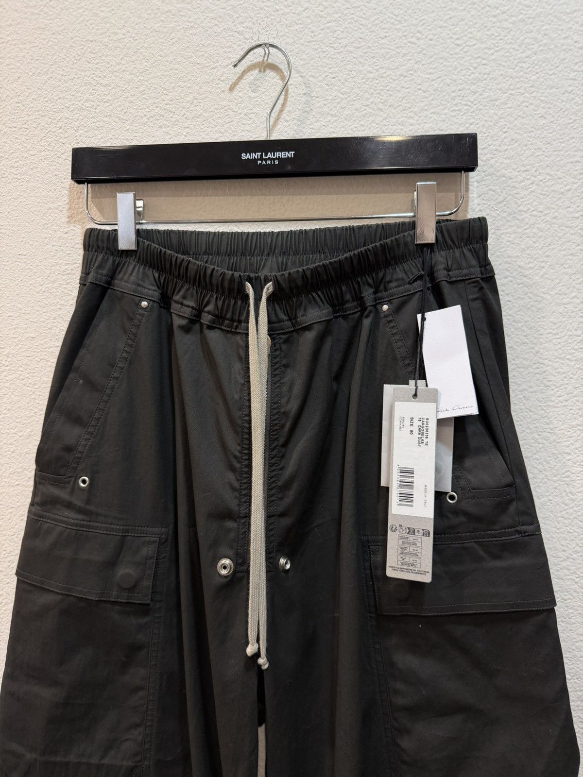 Rick Owens BNWT FW24 Cargo Bela Flare Pants 50 Size US 34 / EU 50 - 2 Thumbnail