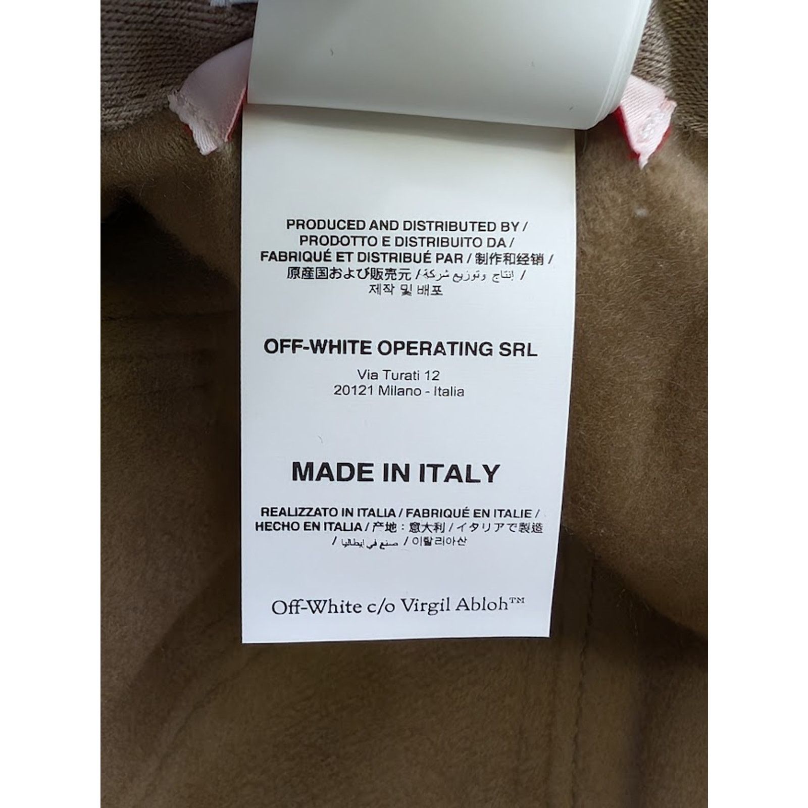 Off-White o1rshd1 Q:4 / Size: OS / Cashmere Nylon Baseball Cap / Hat Size ONE SIZE - 22 Thumbnail
