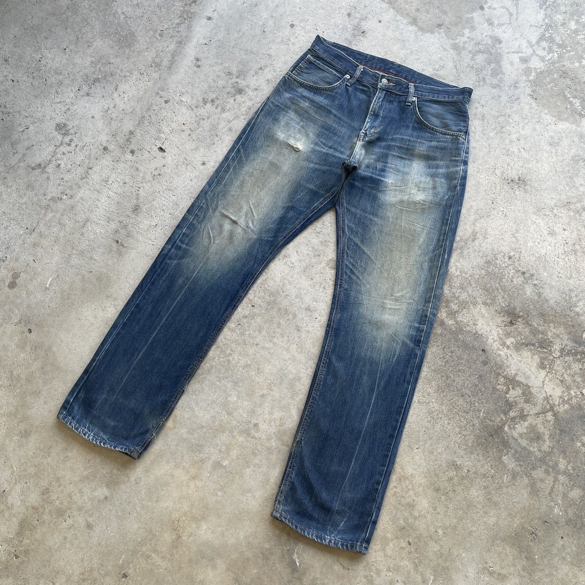 Edwin Vintage Edwin XV Rusty Jeans Distressed Faded Denim Pants Size US 32 / EU 48 - 2 Thumbnail
